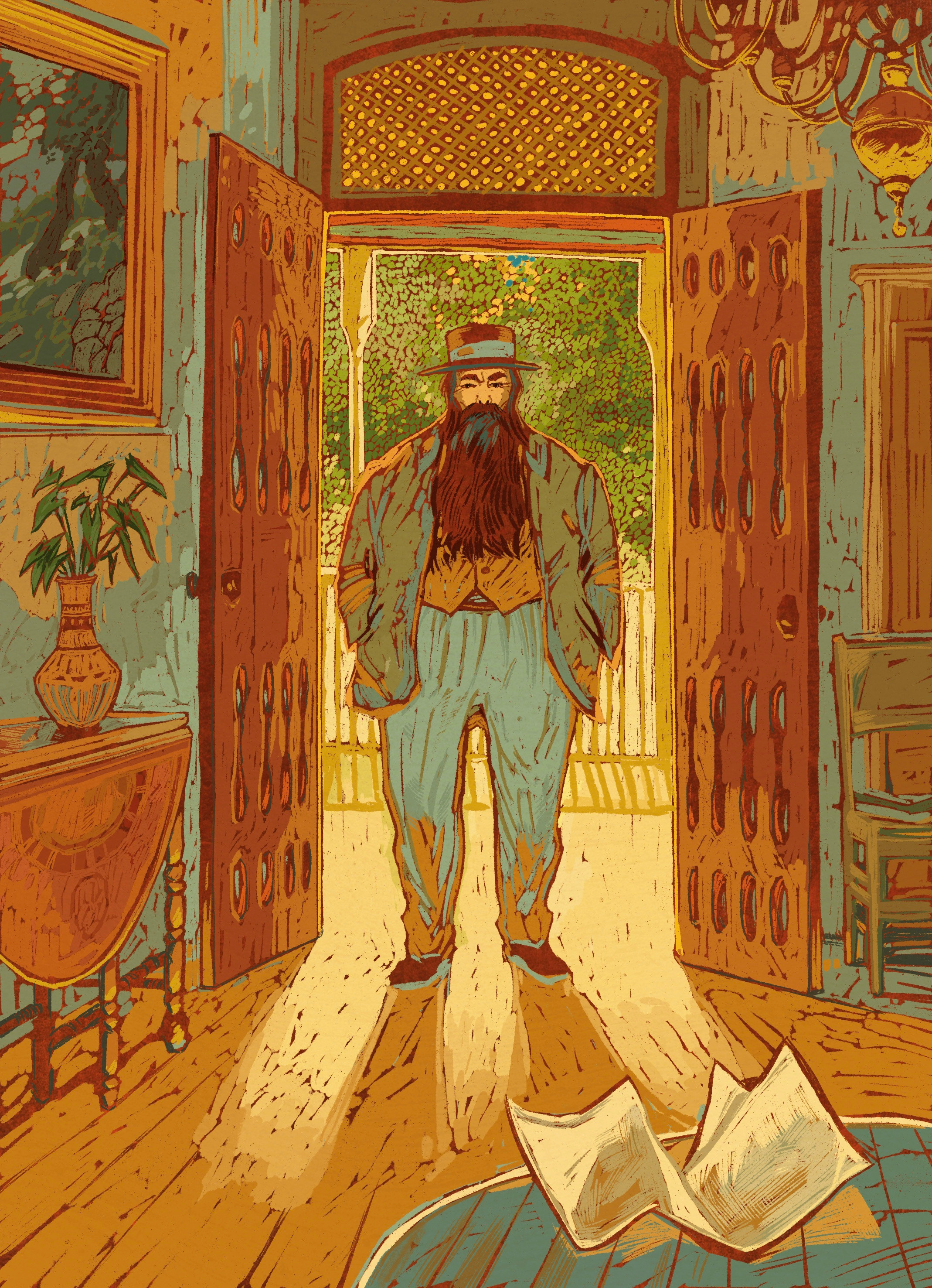 Артур Конан Дойл «Затерянный мир». Художник Анна Хопта