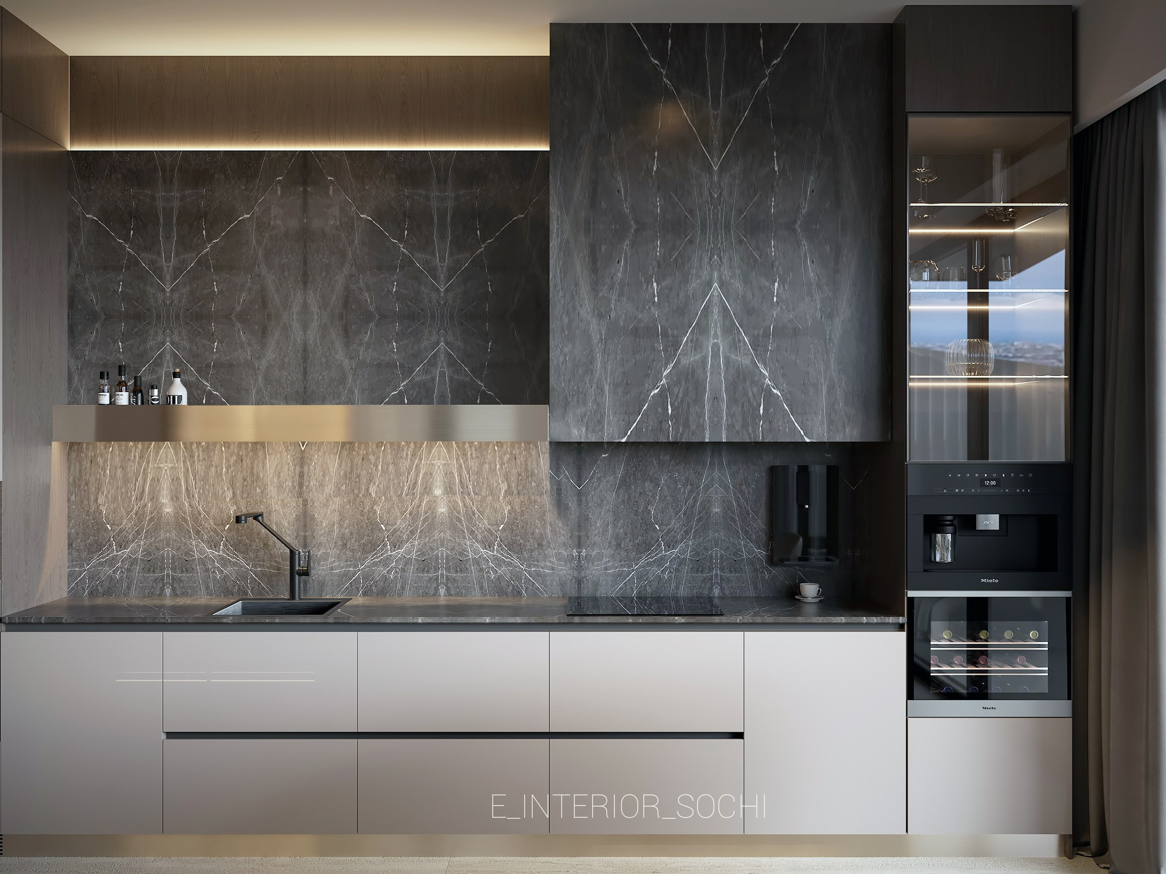 WINGSKY-STONEWOOD. Дизайн интерьера Евгения Тисленко