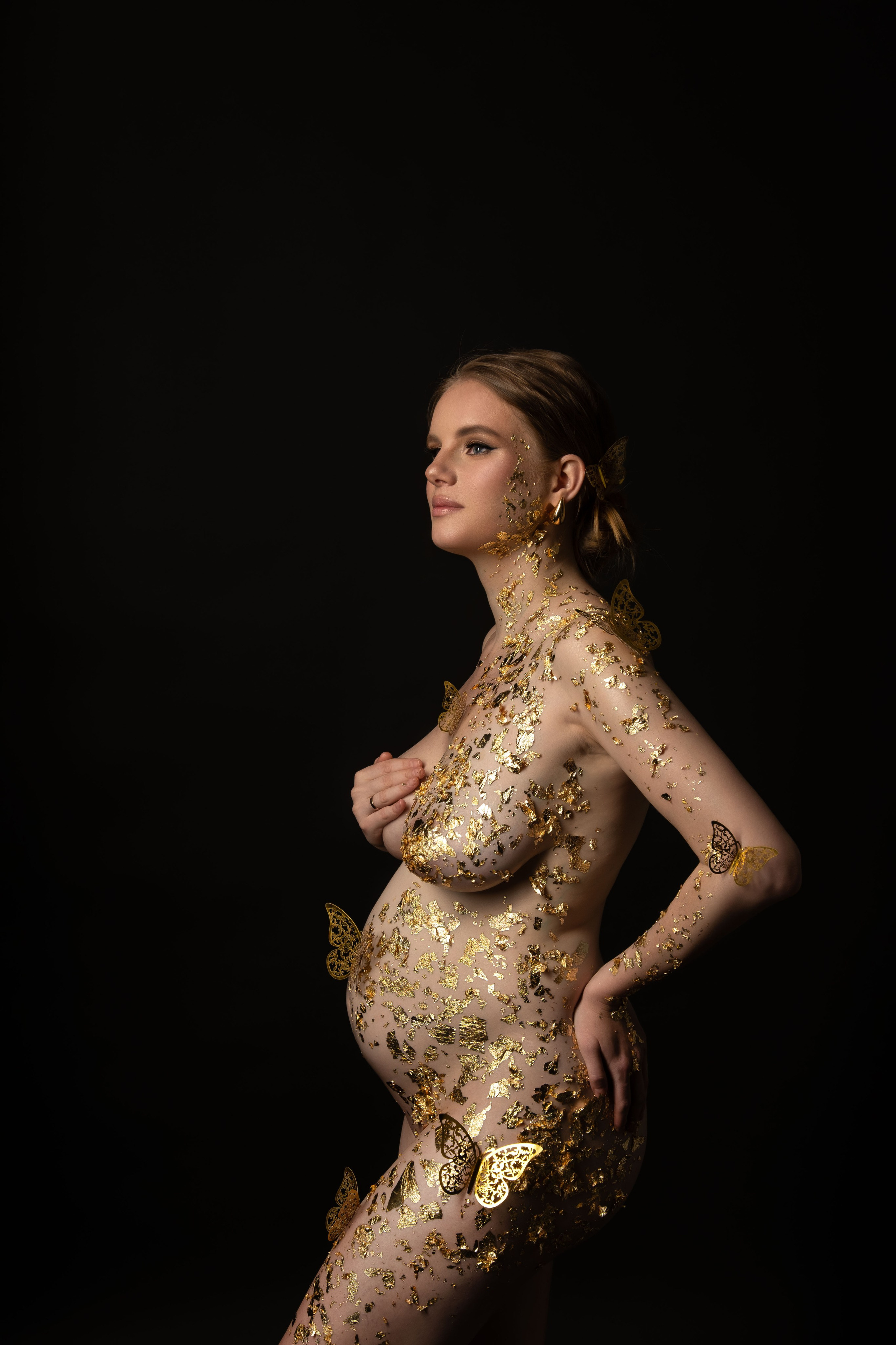 Беременность. Студия. Фотограф беременности Демочкина Елена