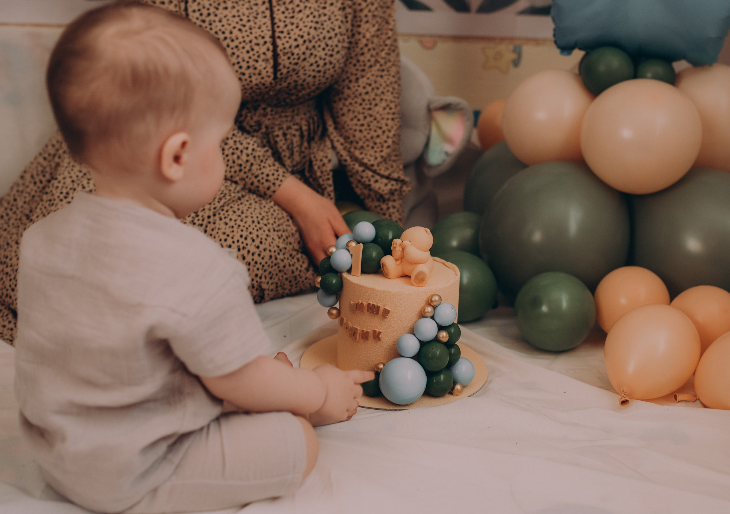 1 годик Мишеньке. Семейный и детский фотограф город Тында Дарья