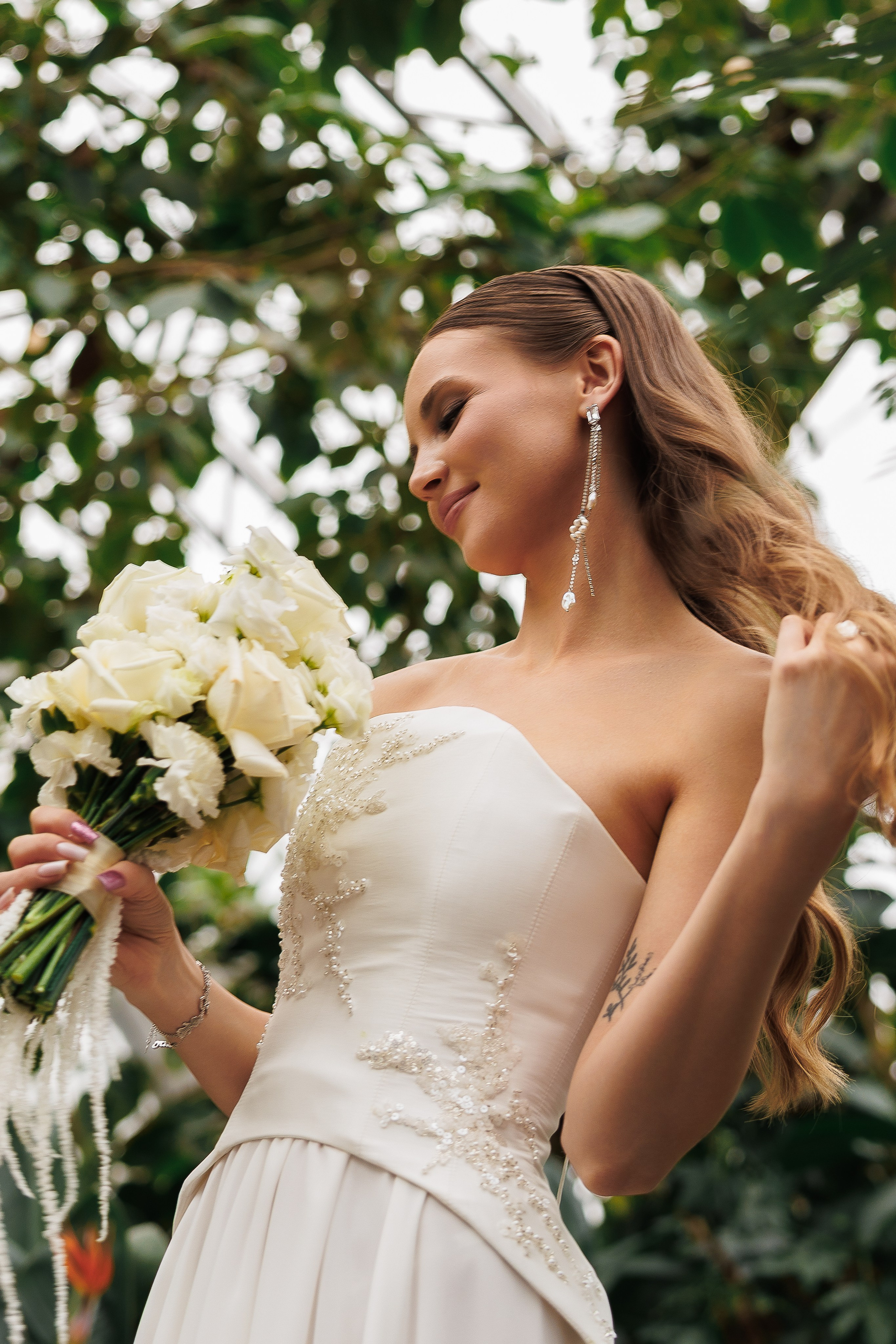 Свадебная прогулка в оранжерее. Питер. Свадебный и семейный фотограф в Москве Красинская Мария