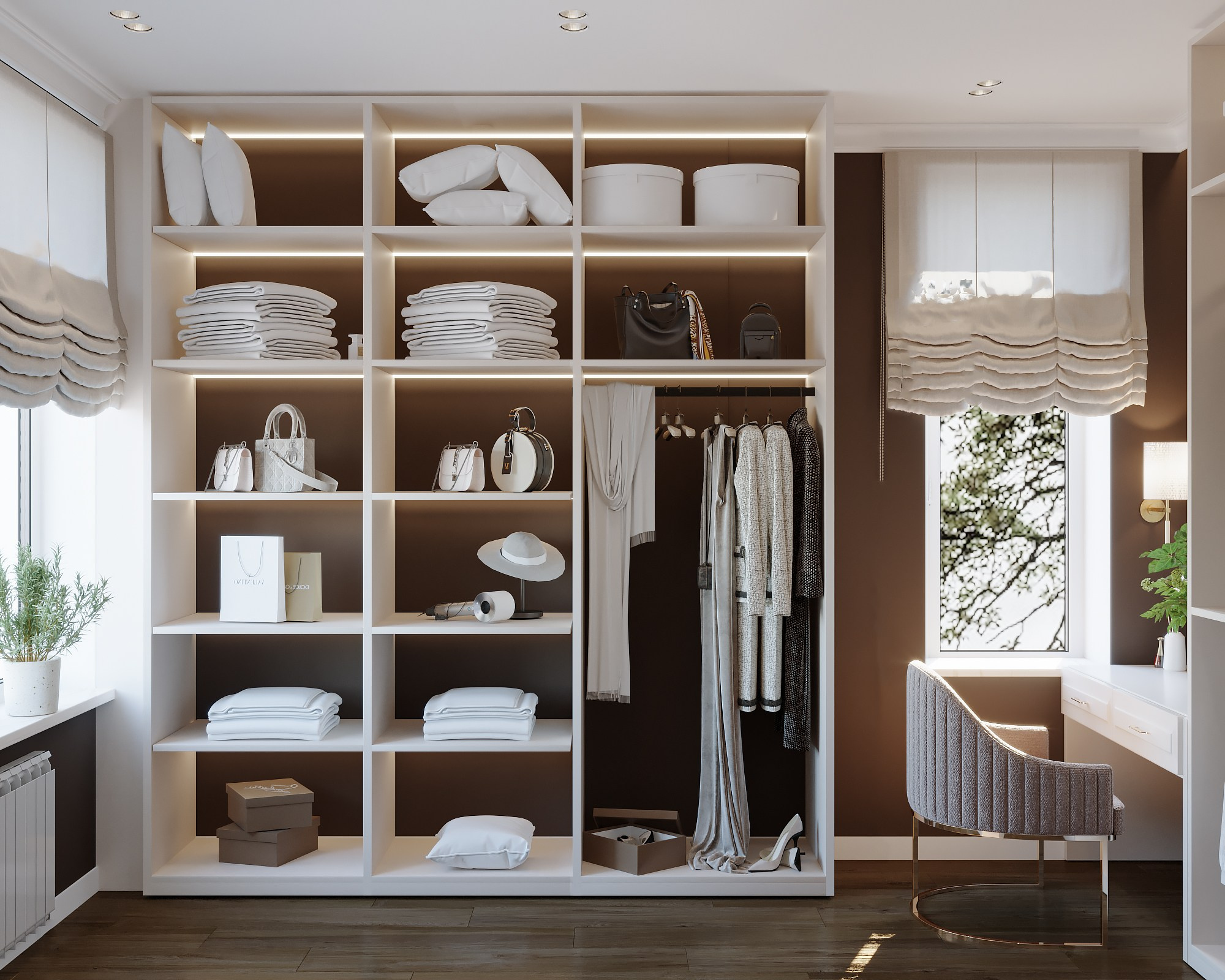 Дизайн-проект дома, пос. Прибрежный. Дизайнер интерьера в Дубне, Москве, Дмитрове