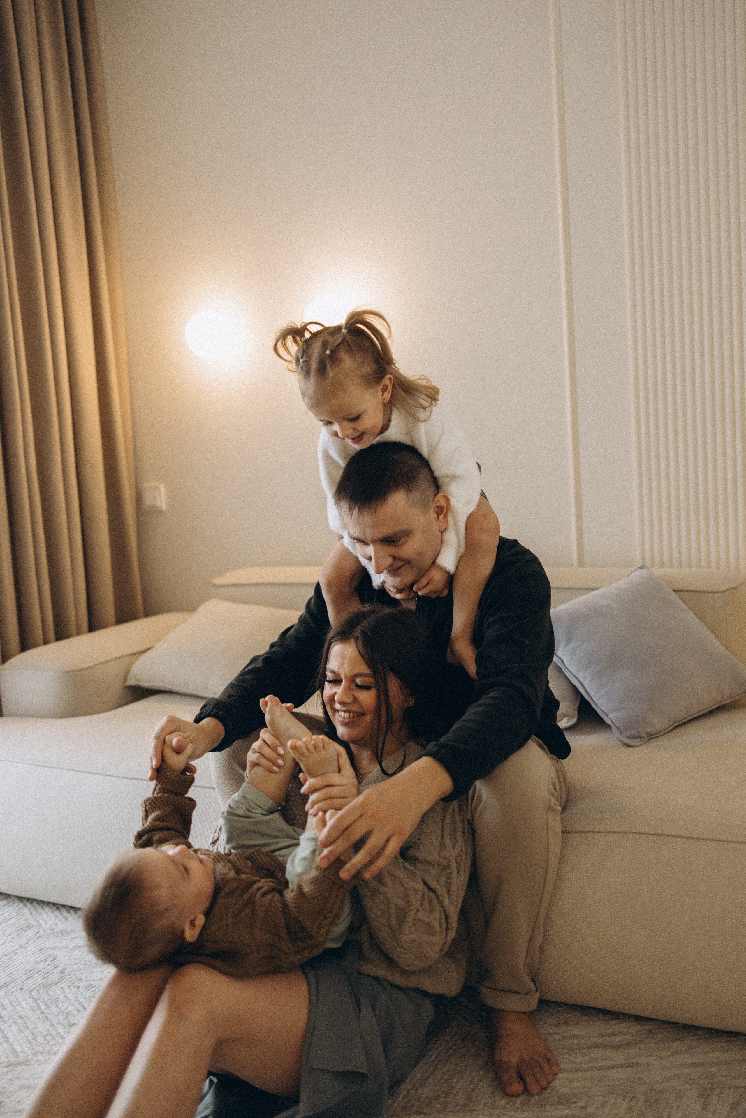 Новый года дома. Семейный и детский фотограф в Тюмени Вика Алленова