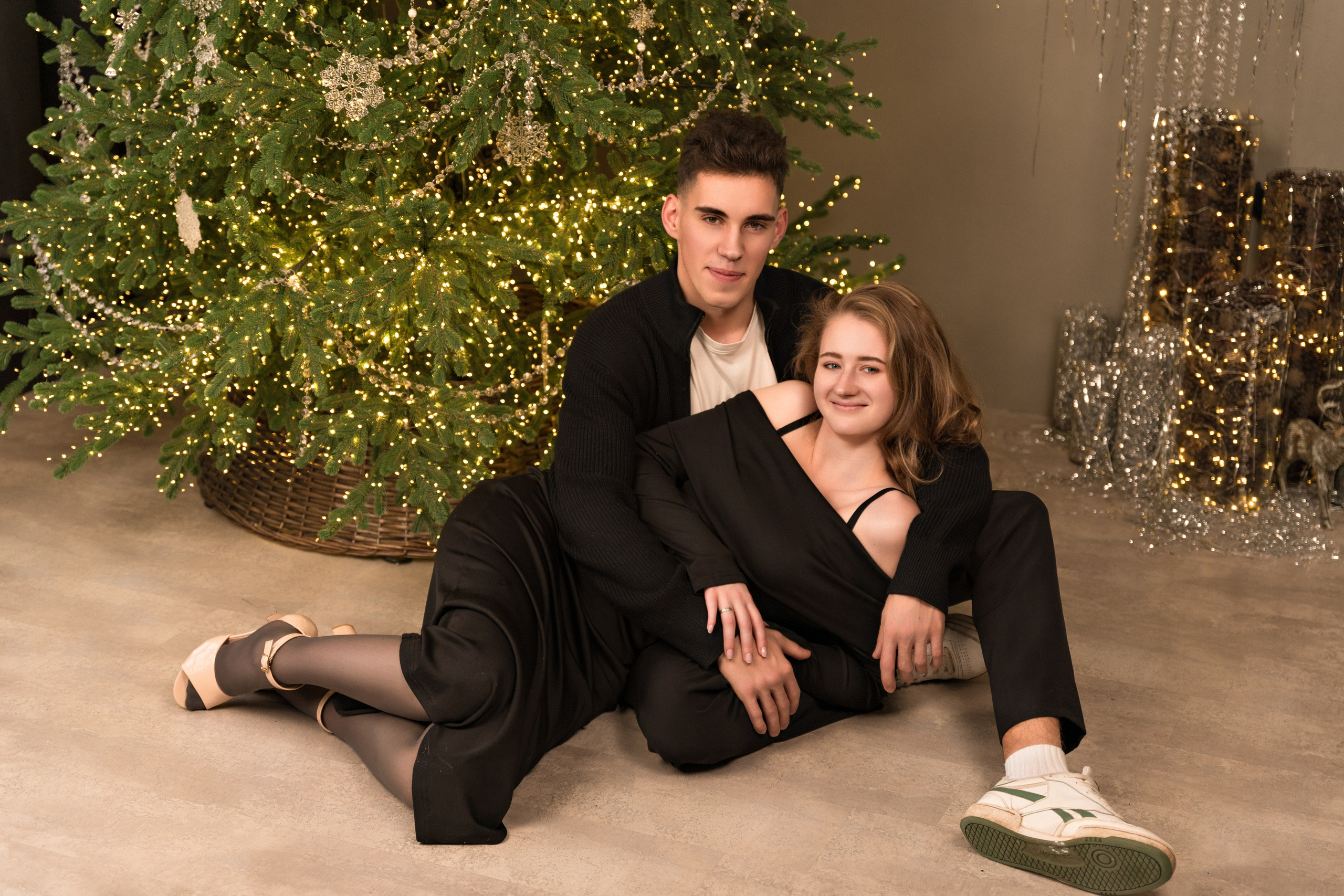 Семейная новогодняя фотосессия