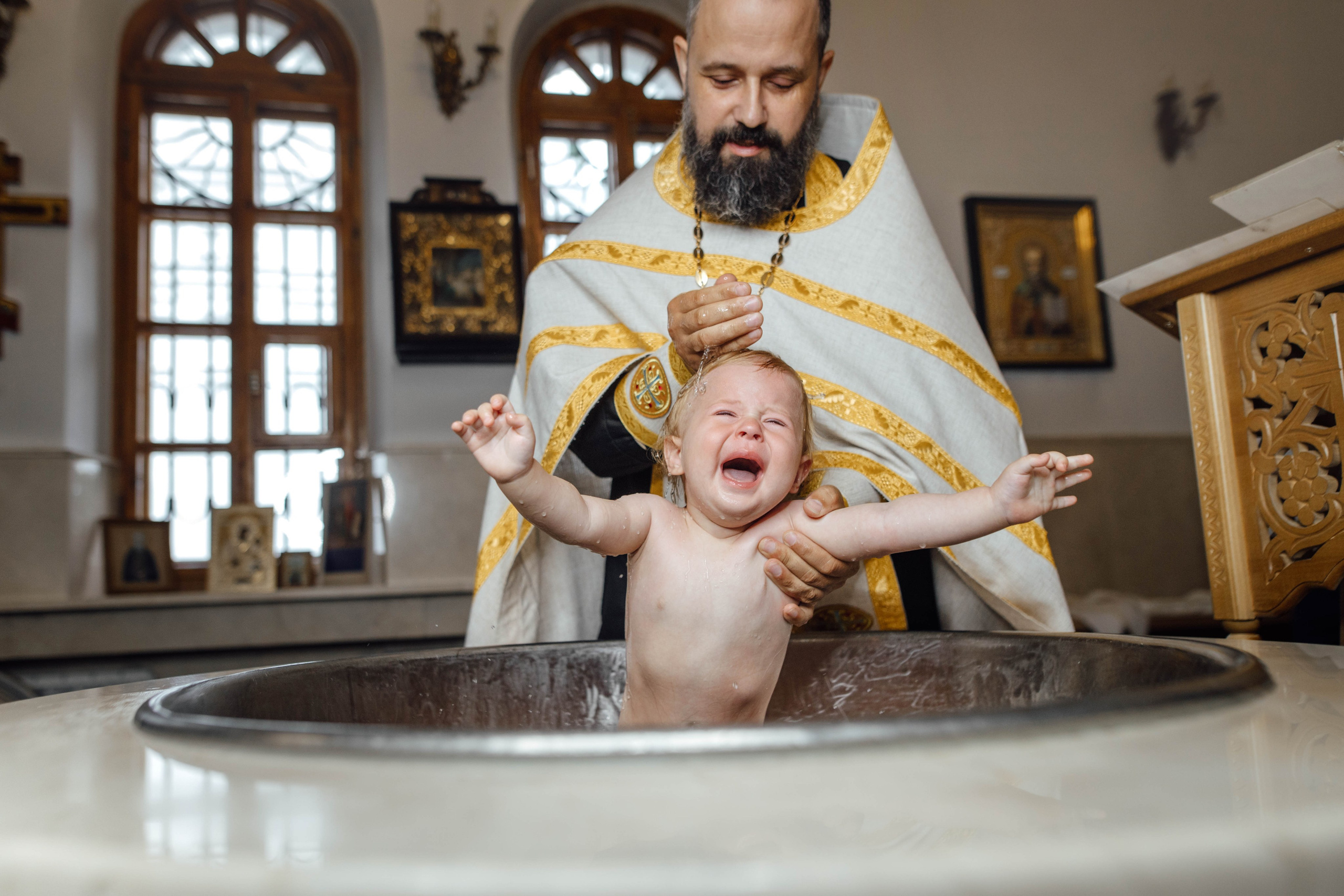 Крещение Льва, храм Марии Магдалины, август 25