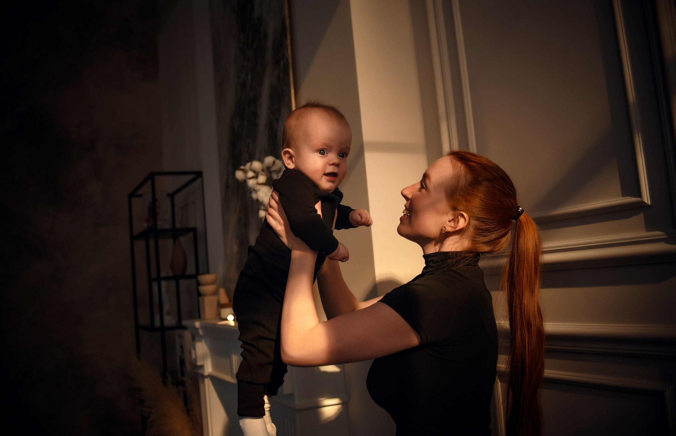 Семейная студийная фотосессия 3. Свадебный, семейный, детский, контент фотограф в Омске Максим Ильин