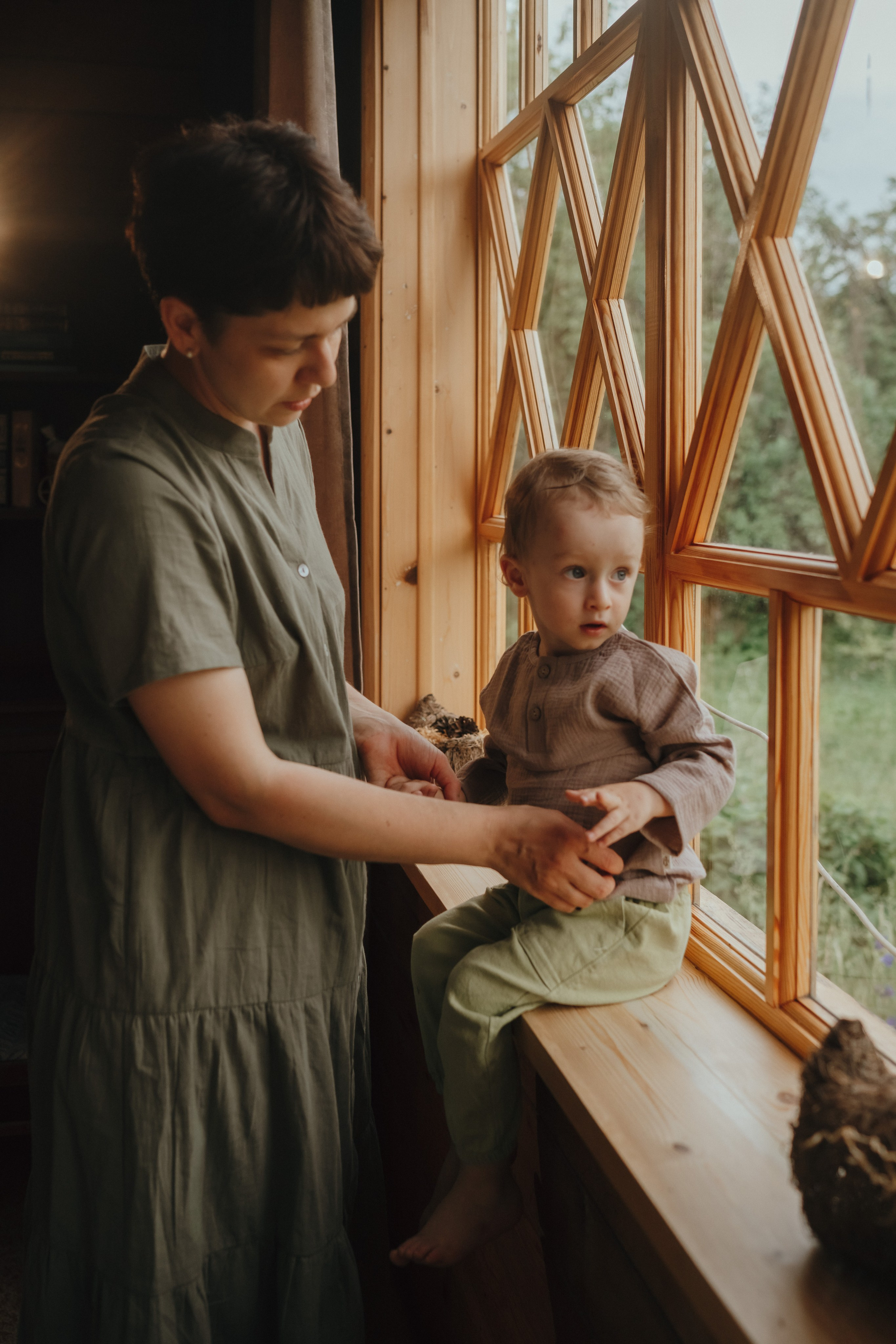 Домашняя фотосессия на даче у Надежды