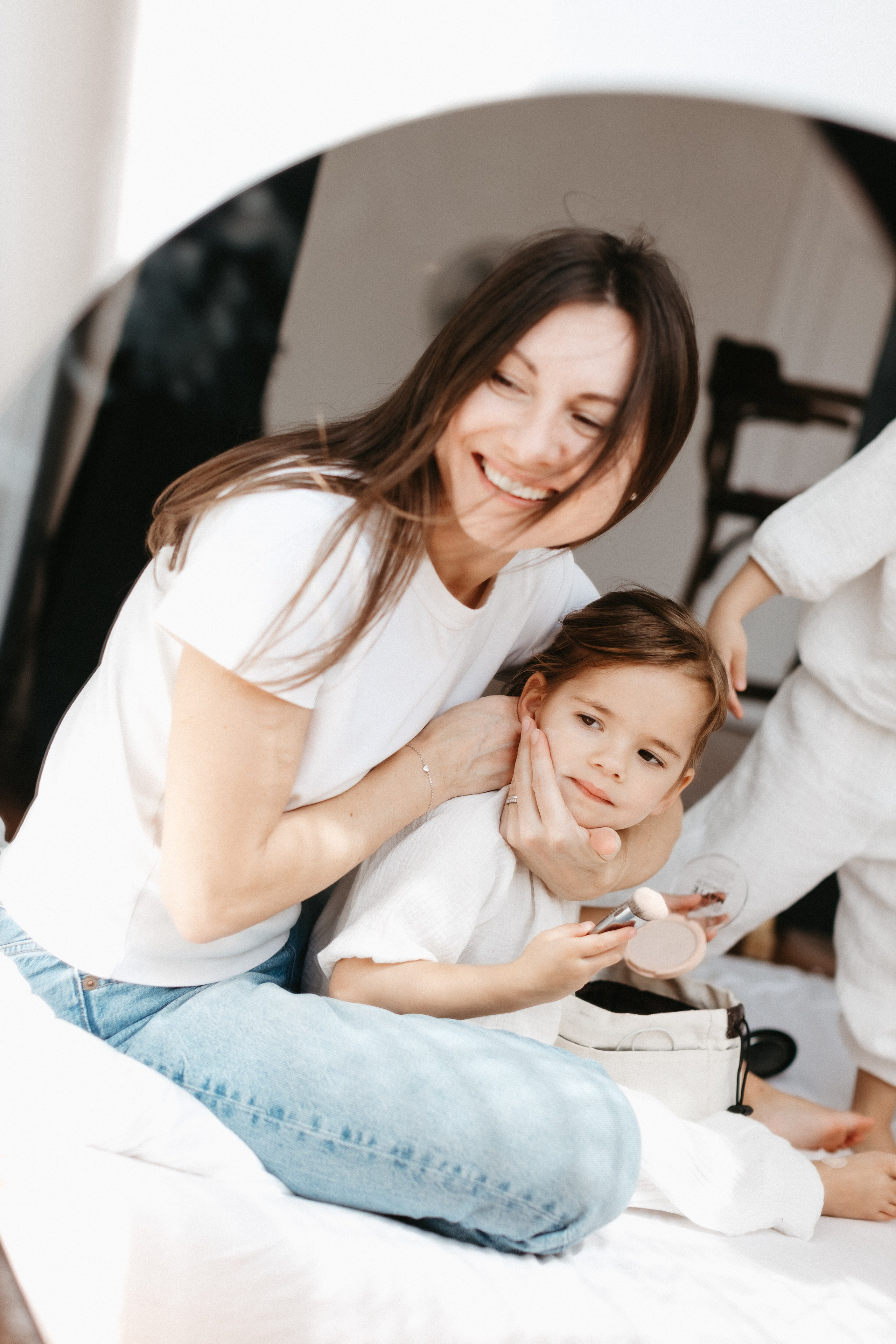 Мама и девочки. Евгения Пелипас