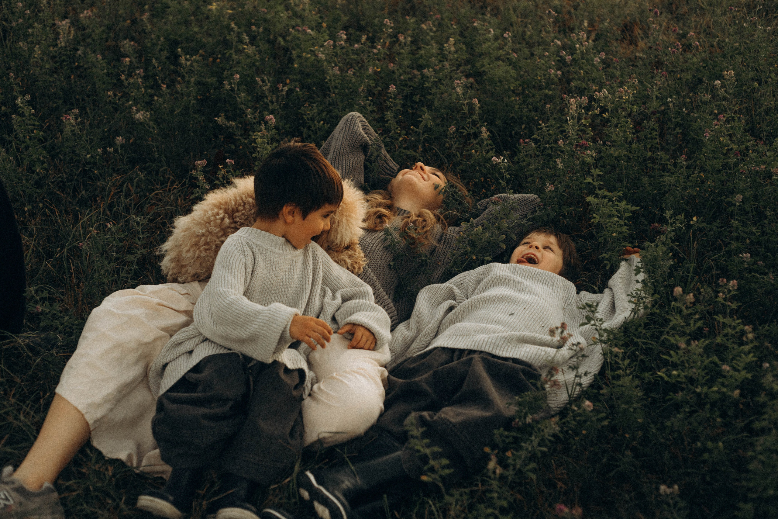 Оля, Саша, Демид, Елисей. Семейный фотограф Юлия Котова