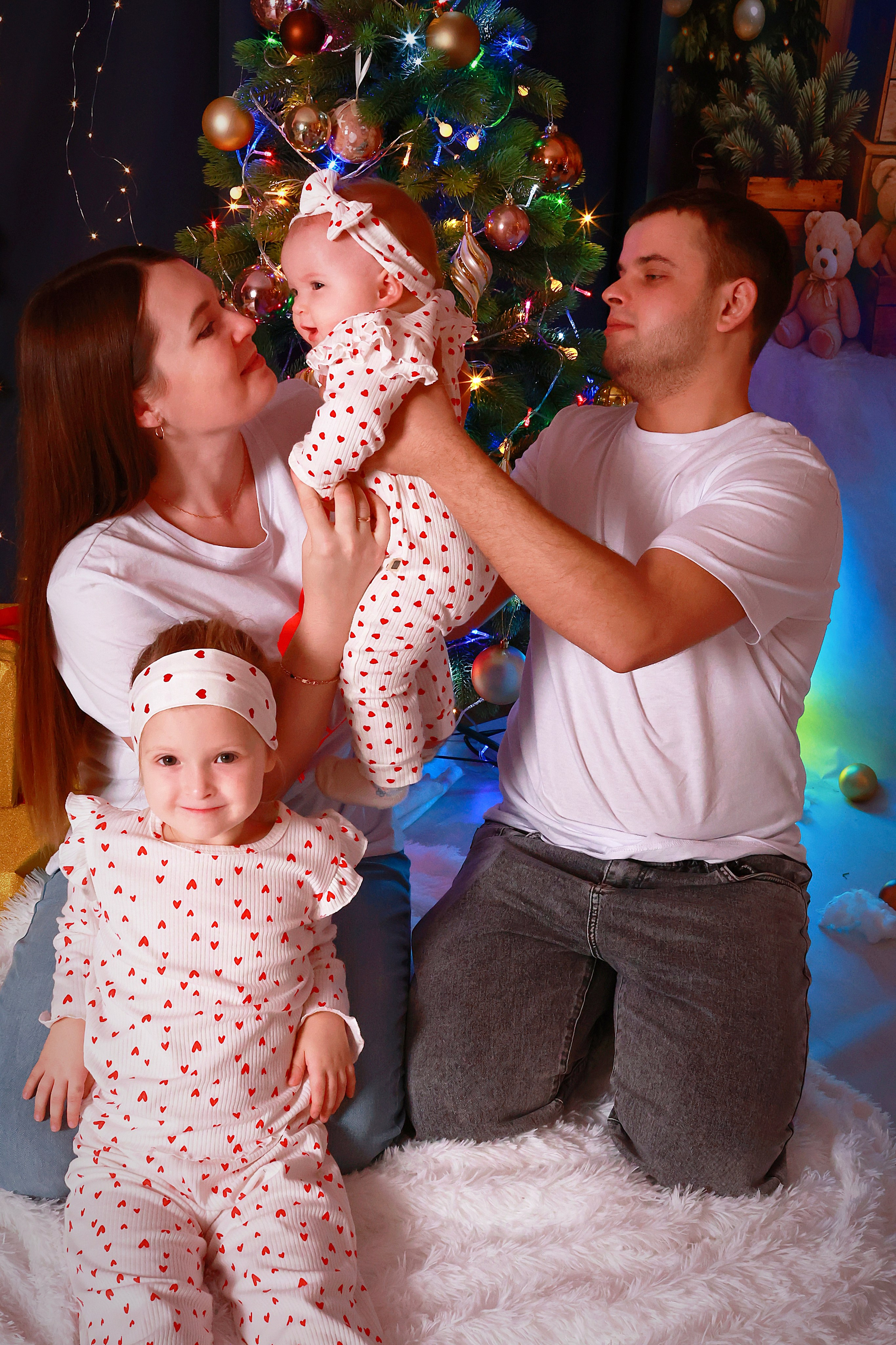 Новогодняя семья. Фотолаборатория Ваниль