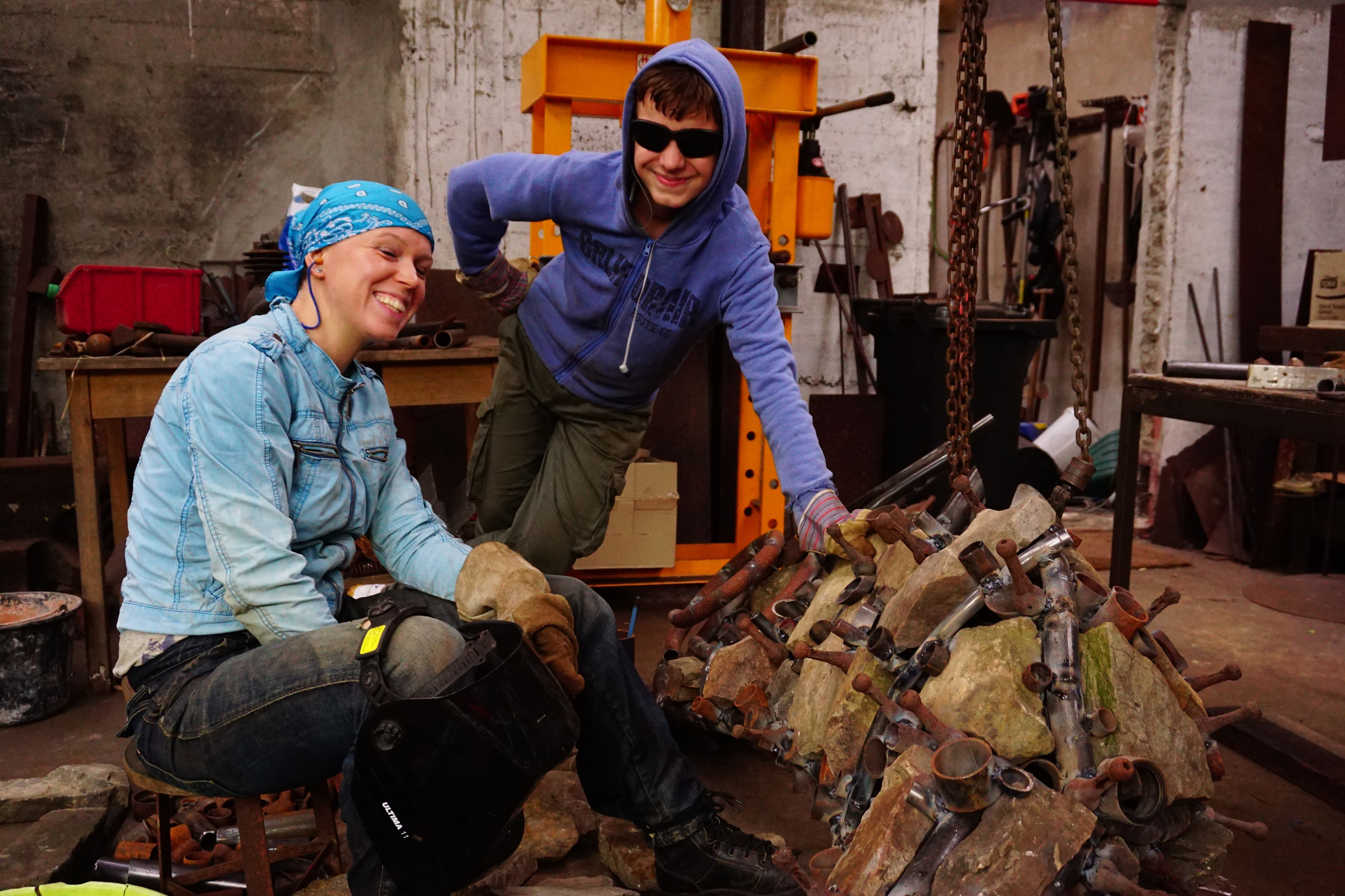 Морской конёк _ Германия _ Дангаст _ Северное море _ 2018. Художник — скульптор Антонина Фатхуллина