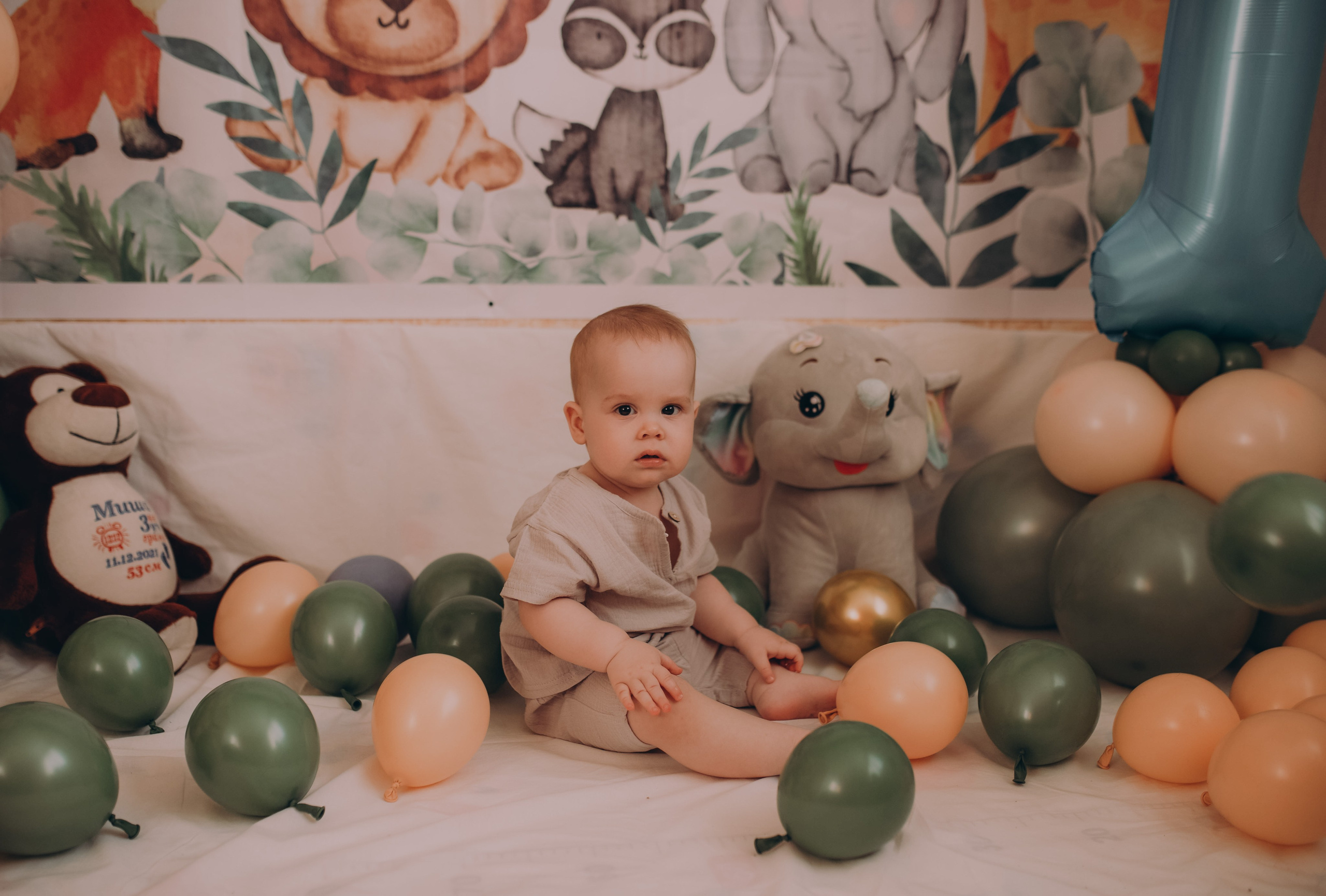 1 годик Мишеньке. Семейный и детский фотограф город Тында Дарья