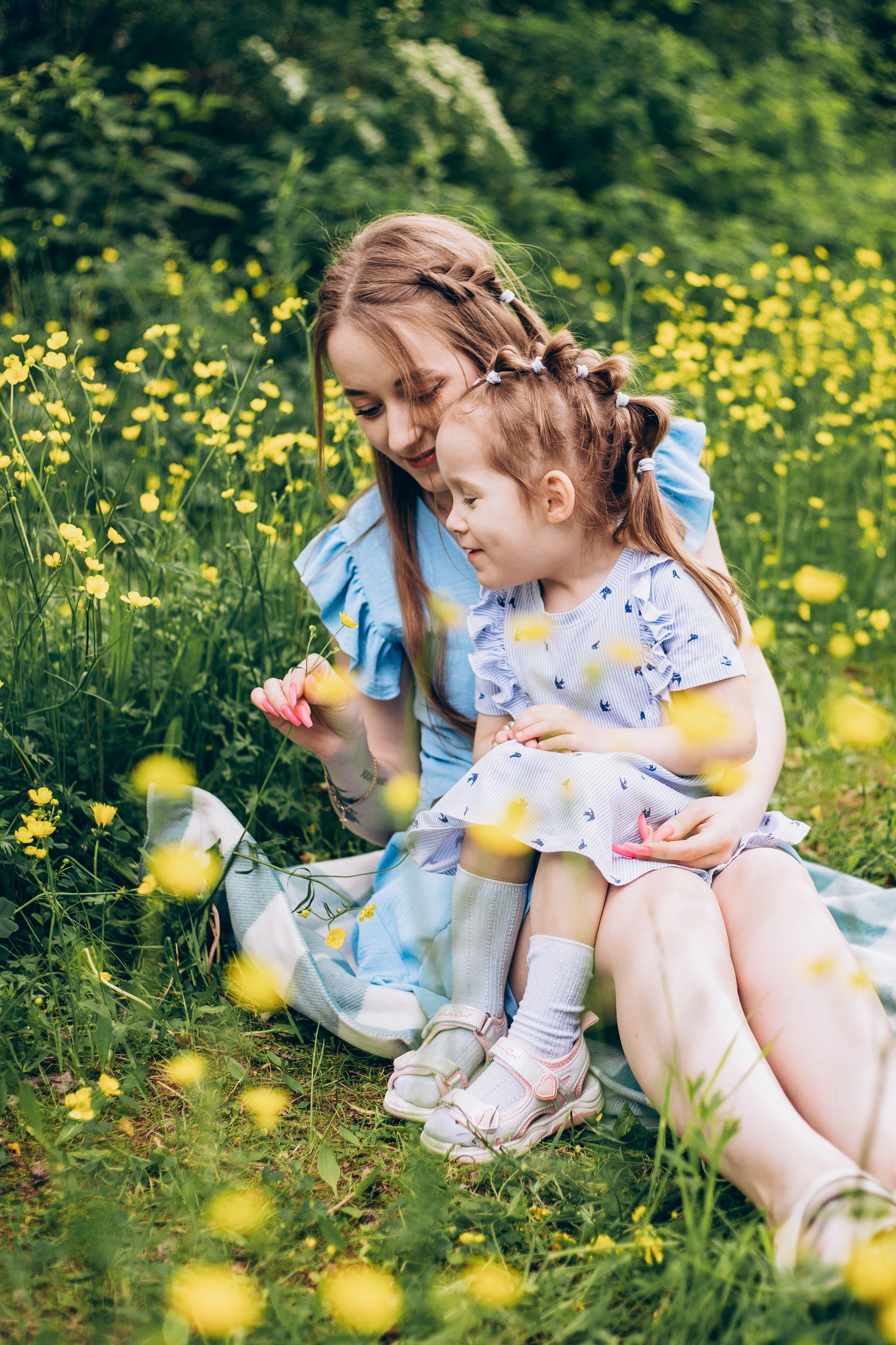 Маша и Алиса. Семейный и детский фотограф город Тында Дарья