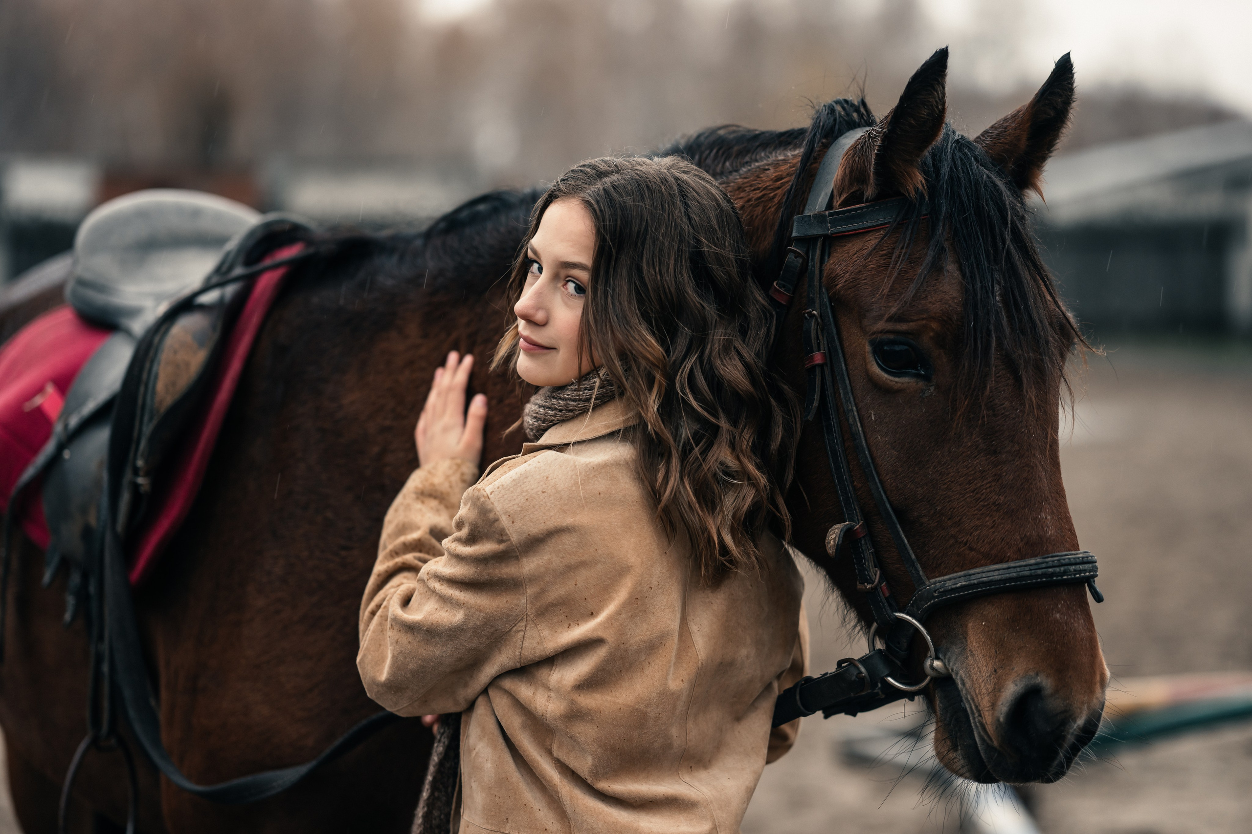На конюшне. Belichev45foto.ru
