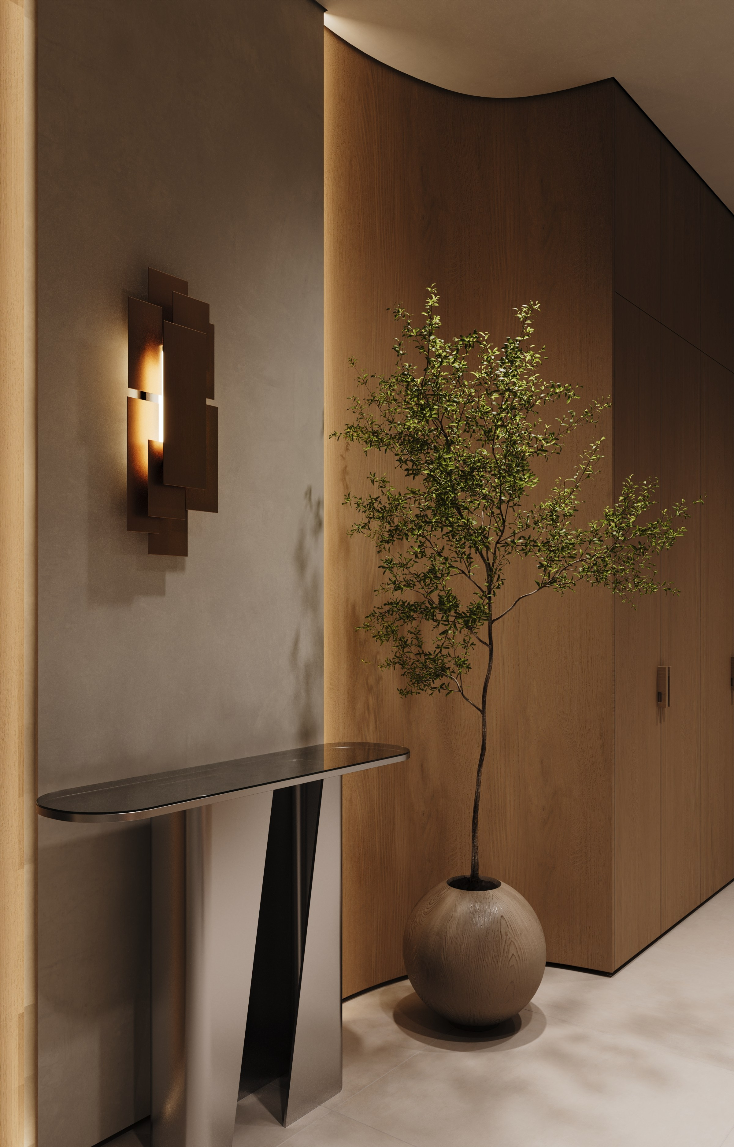 3D визуализация квартиры в клубном доме Шаляпин XV. 3D визуализация дизайна интерьера. 3D interior design visualizer