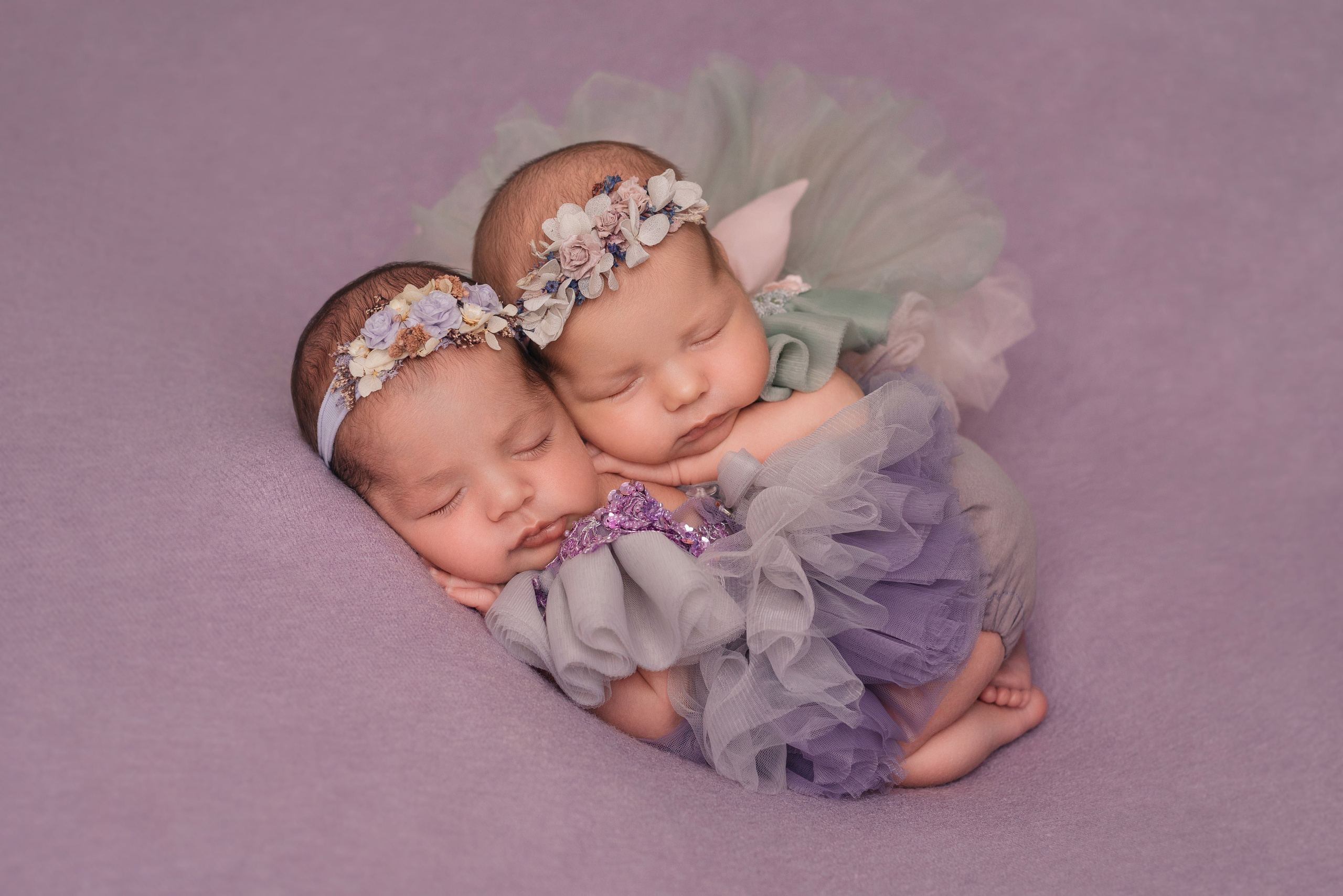 Маша и Соня. Фотограф новорожденных Белгород