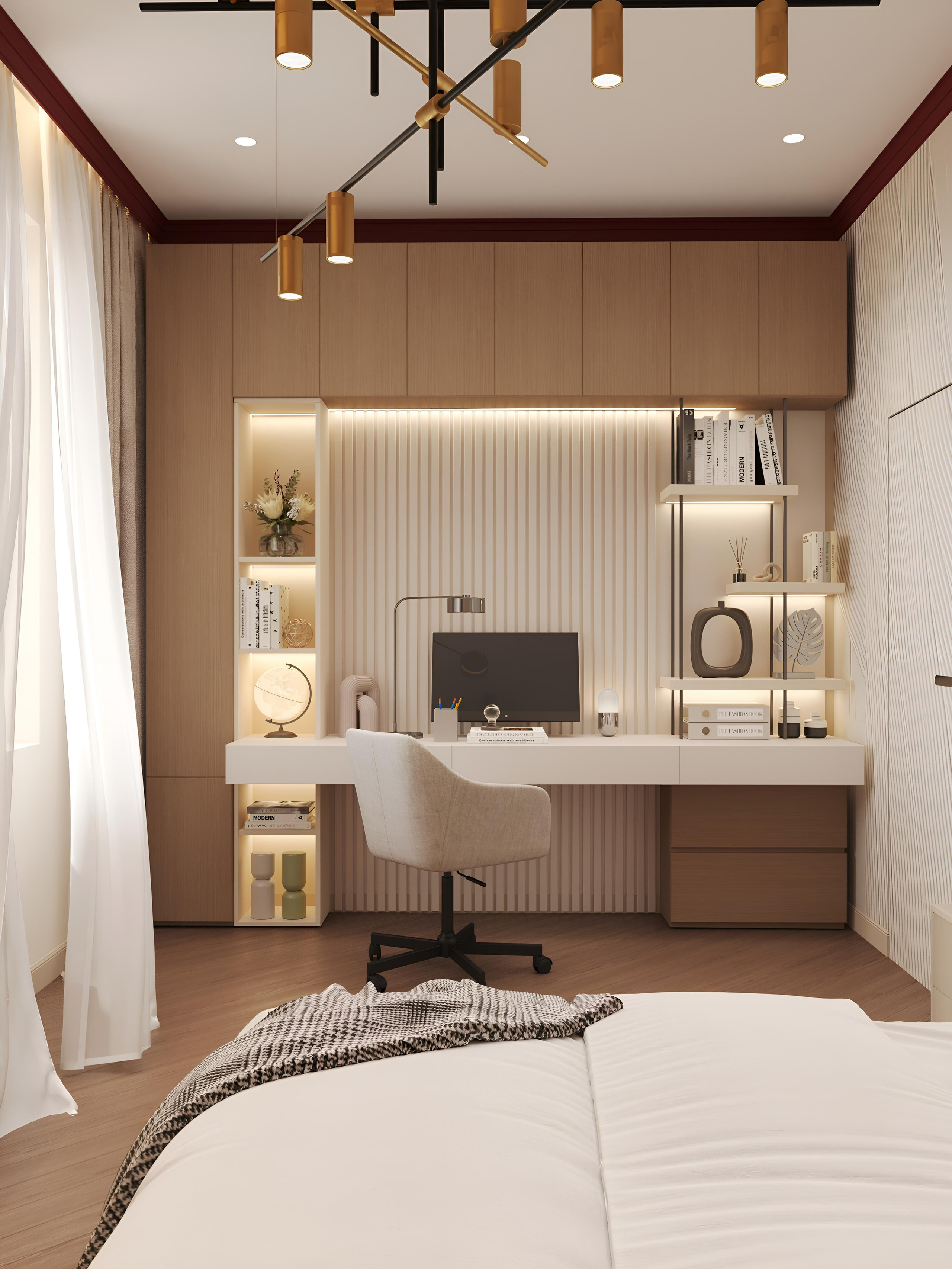 Спальня для девушки. 3D Визуализация интерьеров жилых и коммерческих помещений