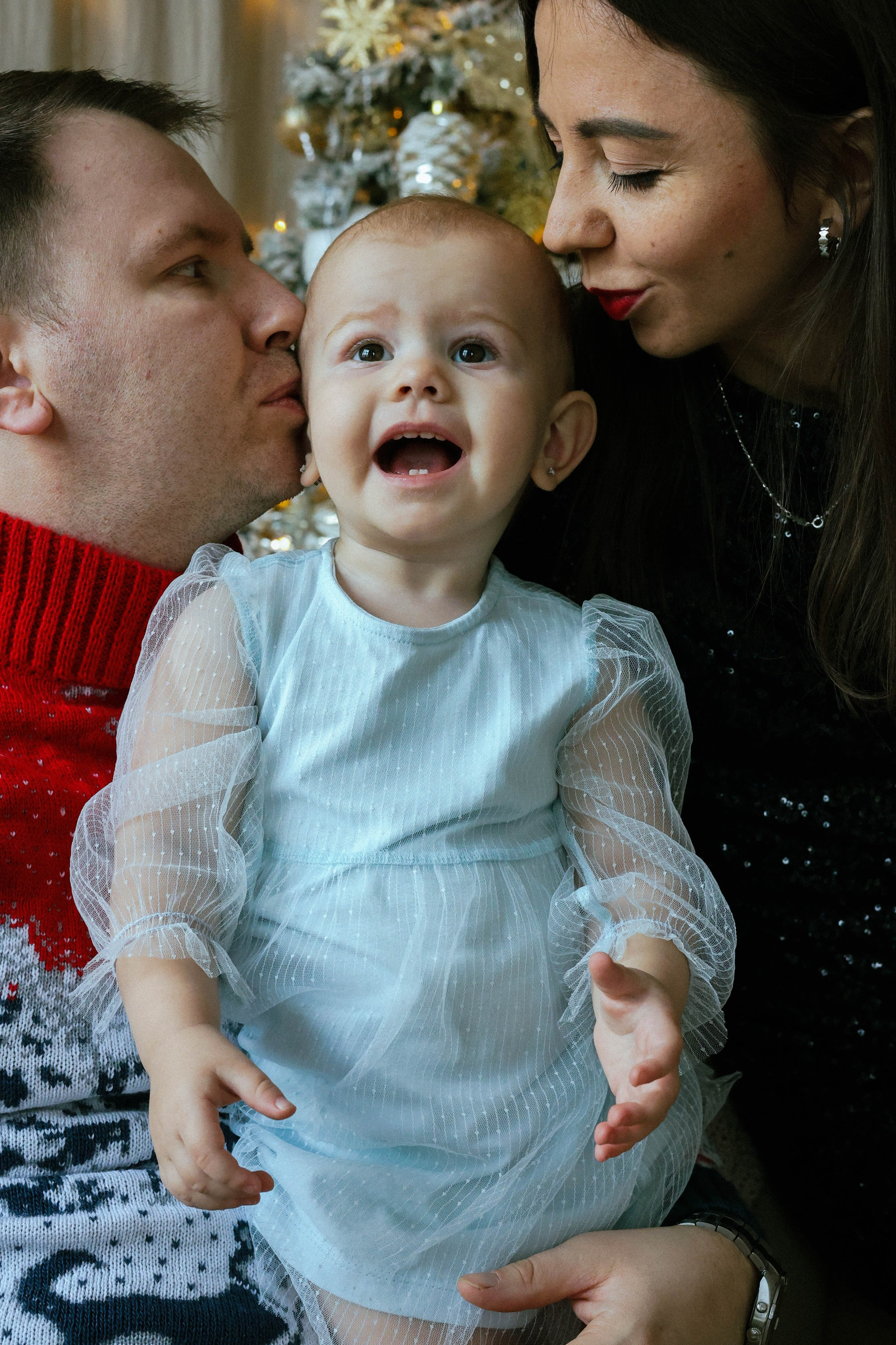 Новогодняя история «Ирина и ее семья». Фотограф в Москве Анастасия Калинина