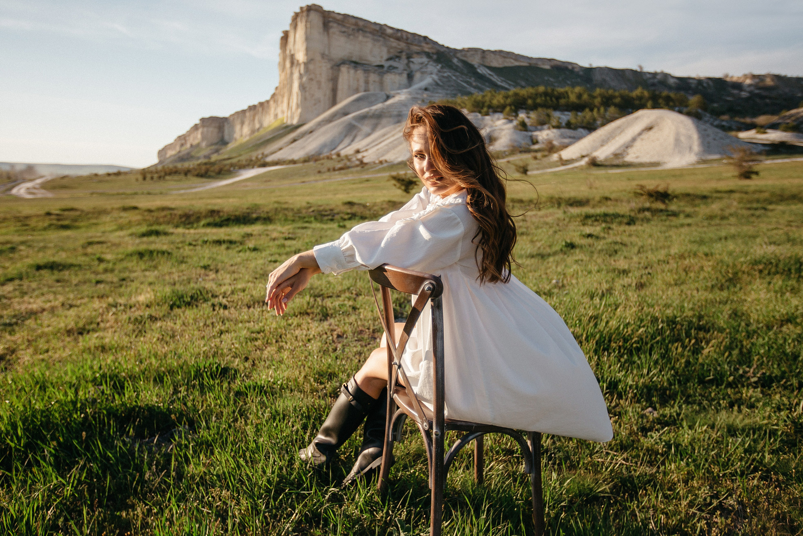 Алина. Белая скала. Фотограф Анна Лейман. Севастополь