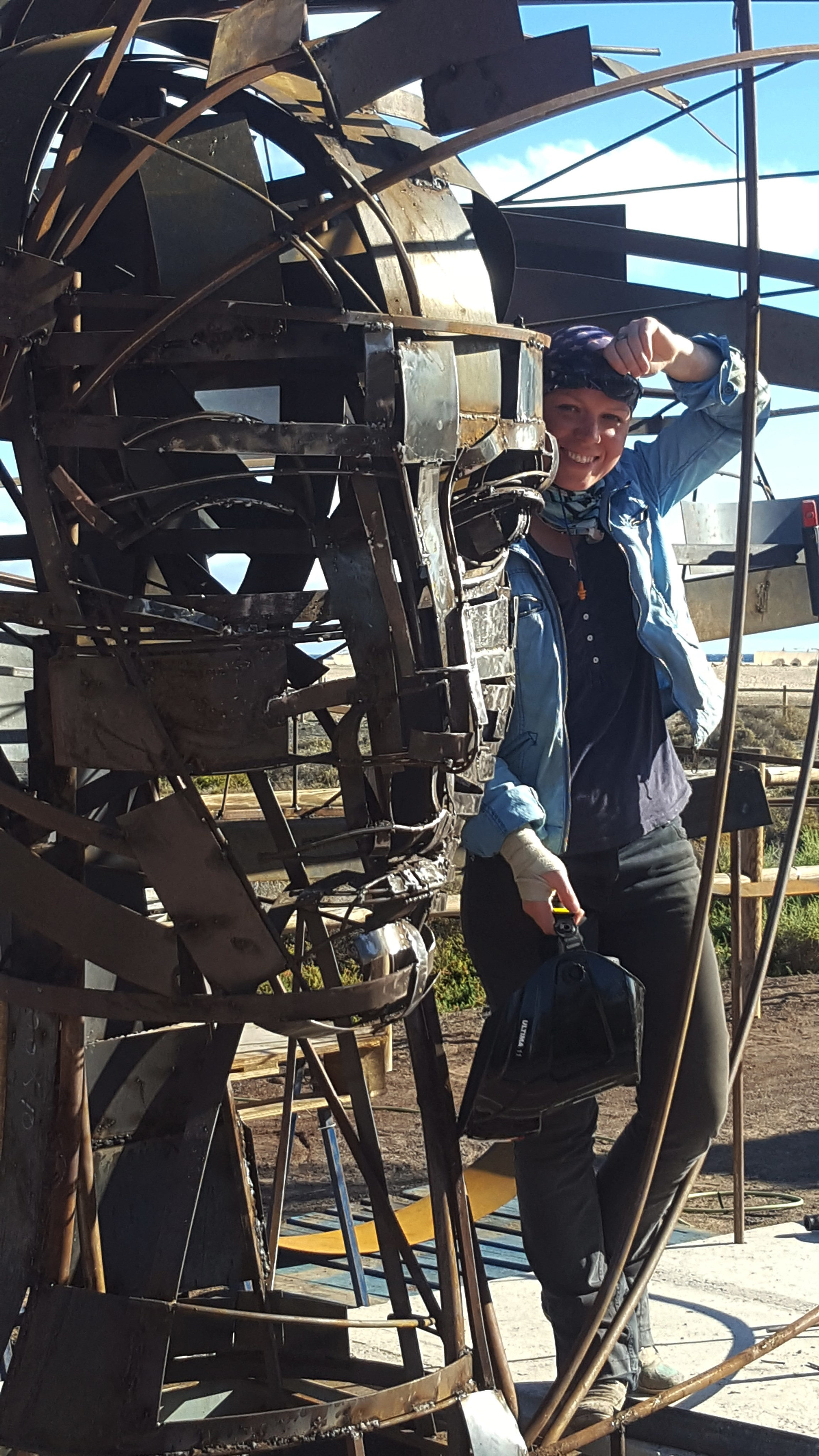 Фуэртевентура /Испания/Канарские острова/2016. Художник — скульптор Антонина Фатхуллина