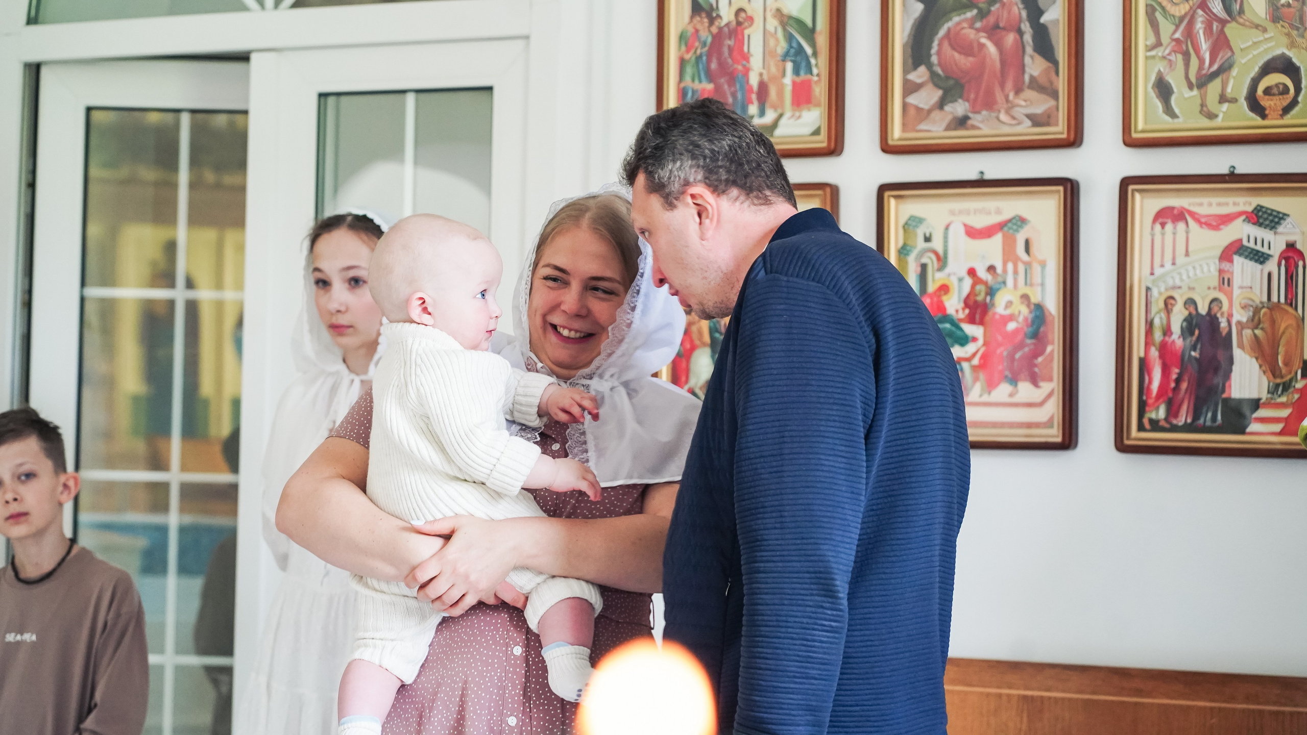 Крещение Георгия. Семейный и детский фотограф в Москве (Тинао) Галкина Алевтина