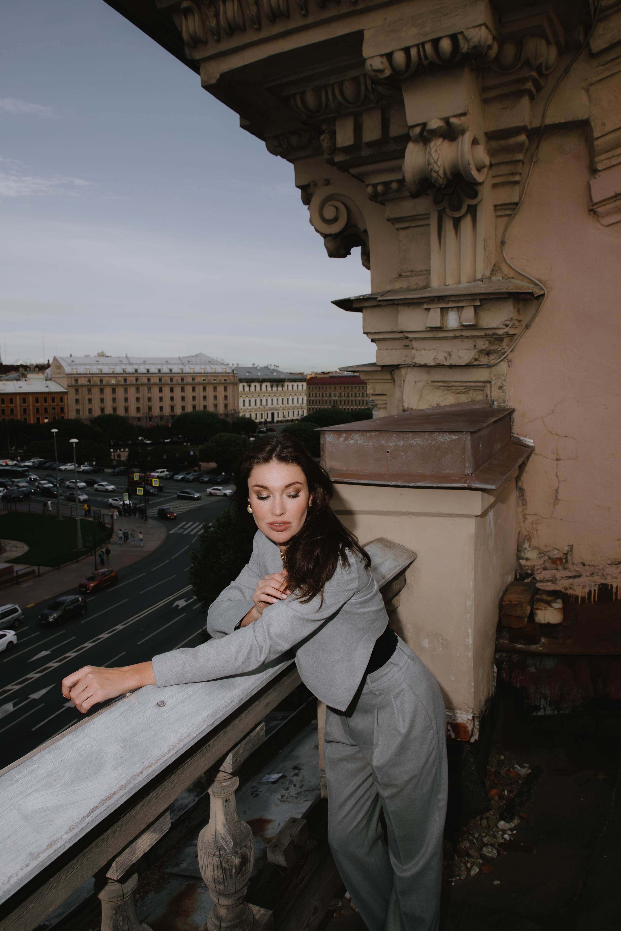 Вероника (съемка на крыше). Фотограф в Москве и Санкт-Петербурге Дарина