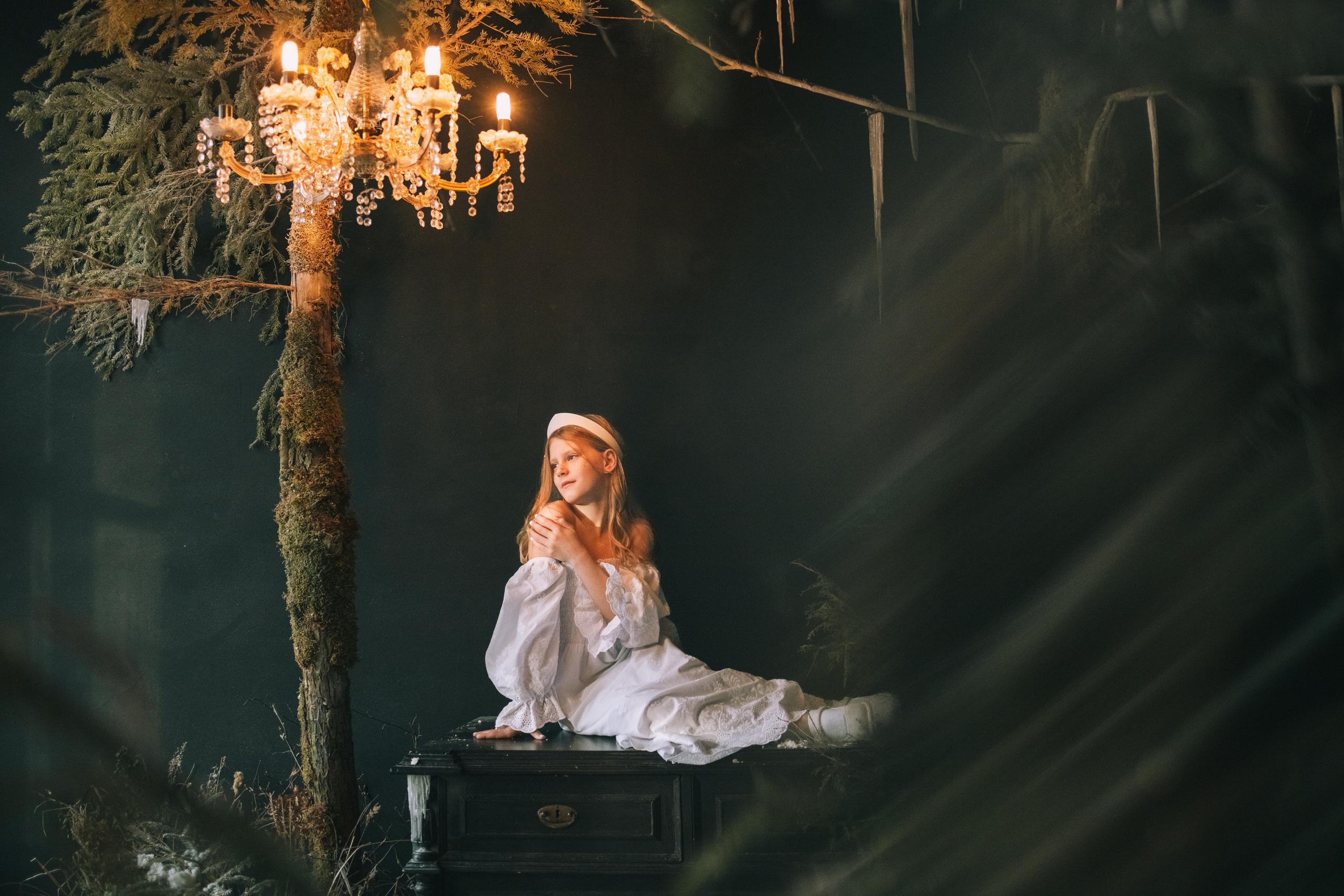 Волшебный зимний лес. Семейный и детский фотограф в Москве Анна Чертополох