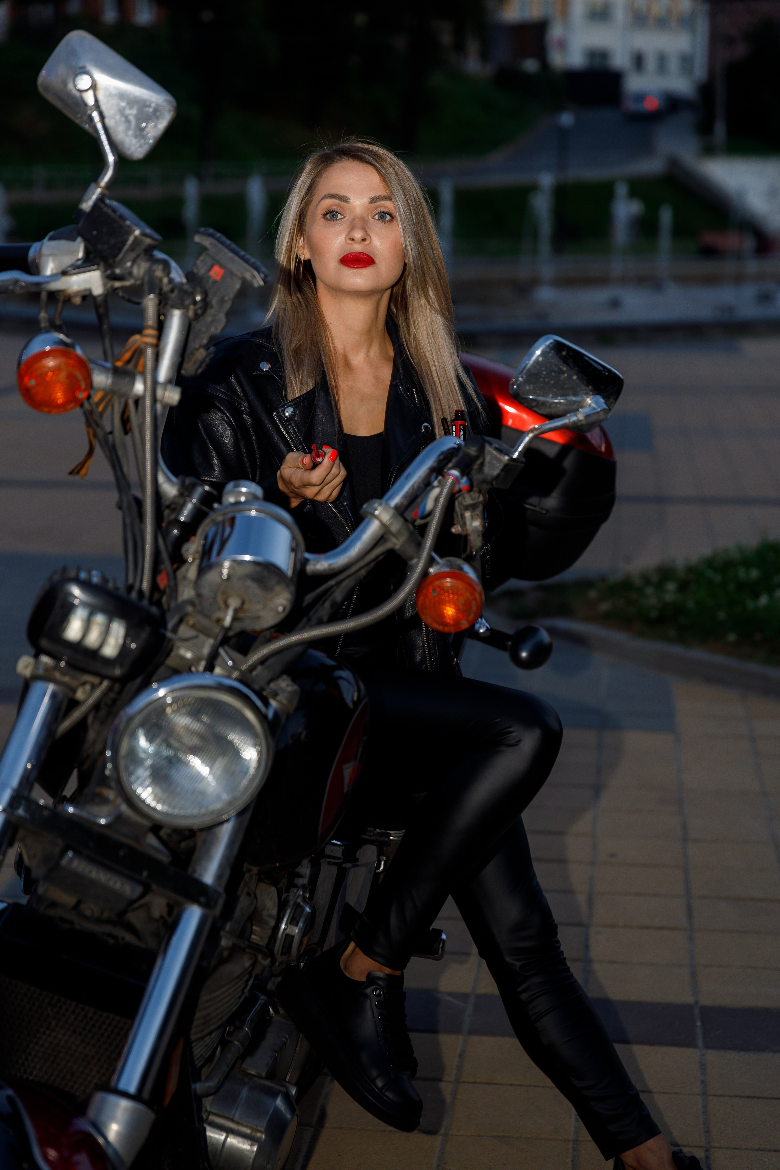 На мотоцикле. Школьный и детский фотограф Старожилово