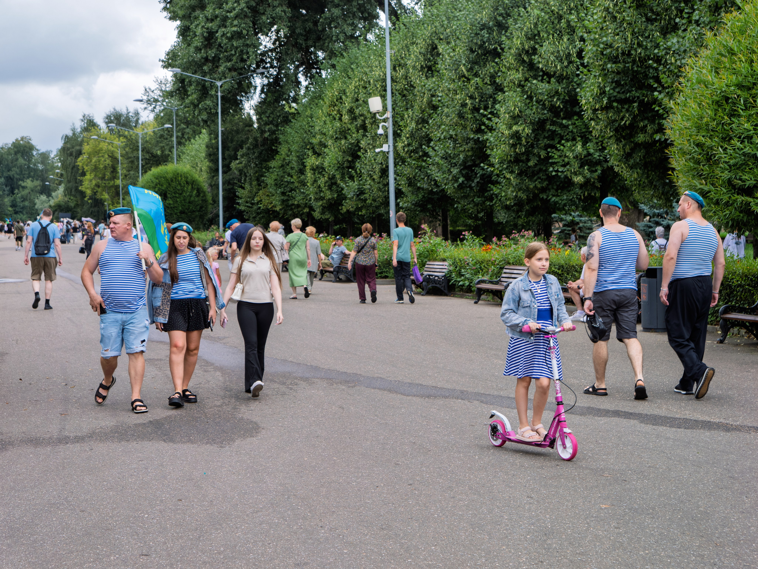 Празднование 95-летия ВДВ в парке горького 2 августа 2025 гола. Фотограф Никифоров-Гордеев Сергей. Москва и МО