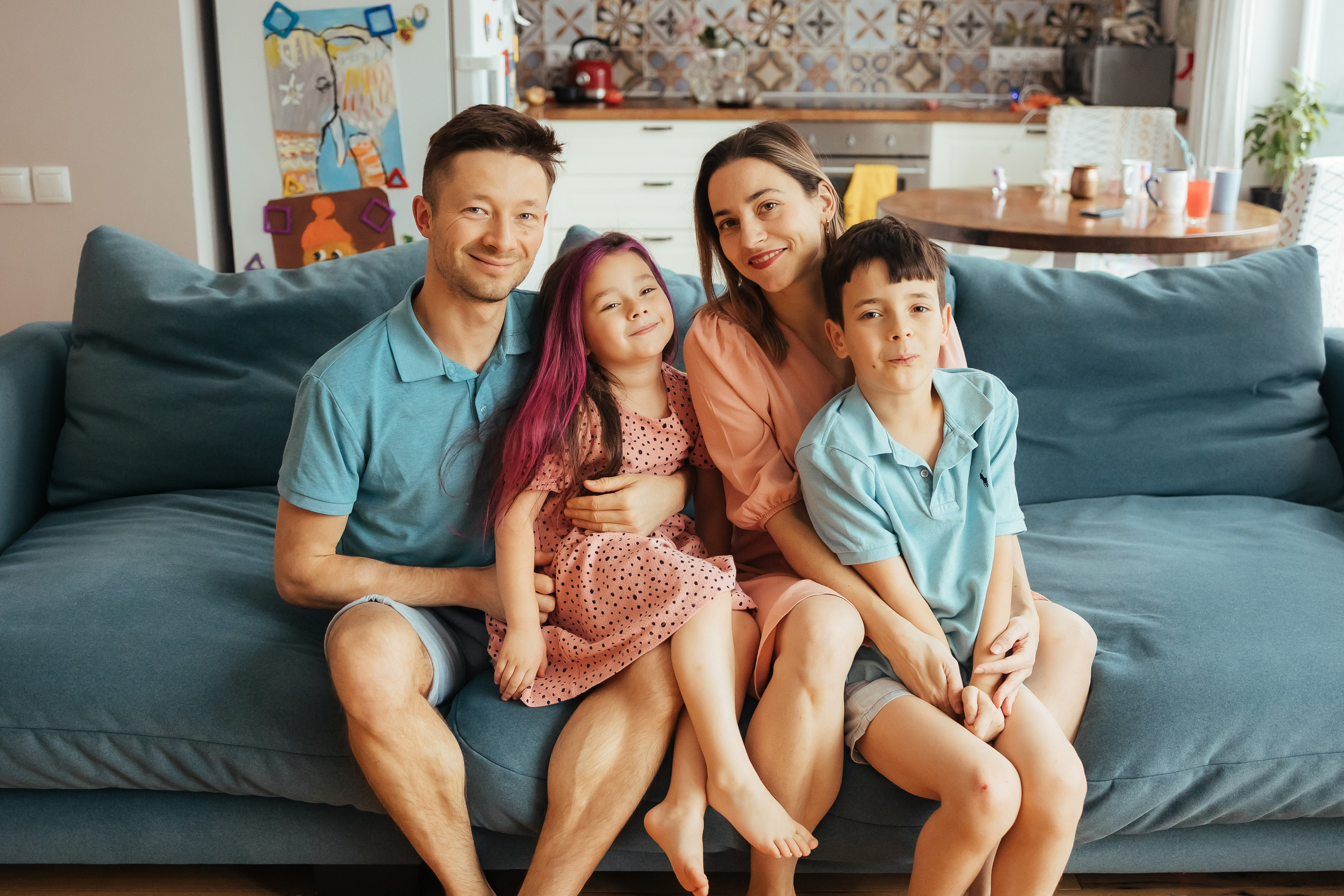 Юлия, Александр, Леня и Алина. Фотограф Печерская Анастасия