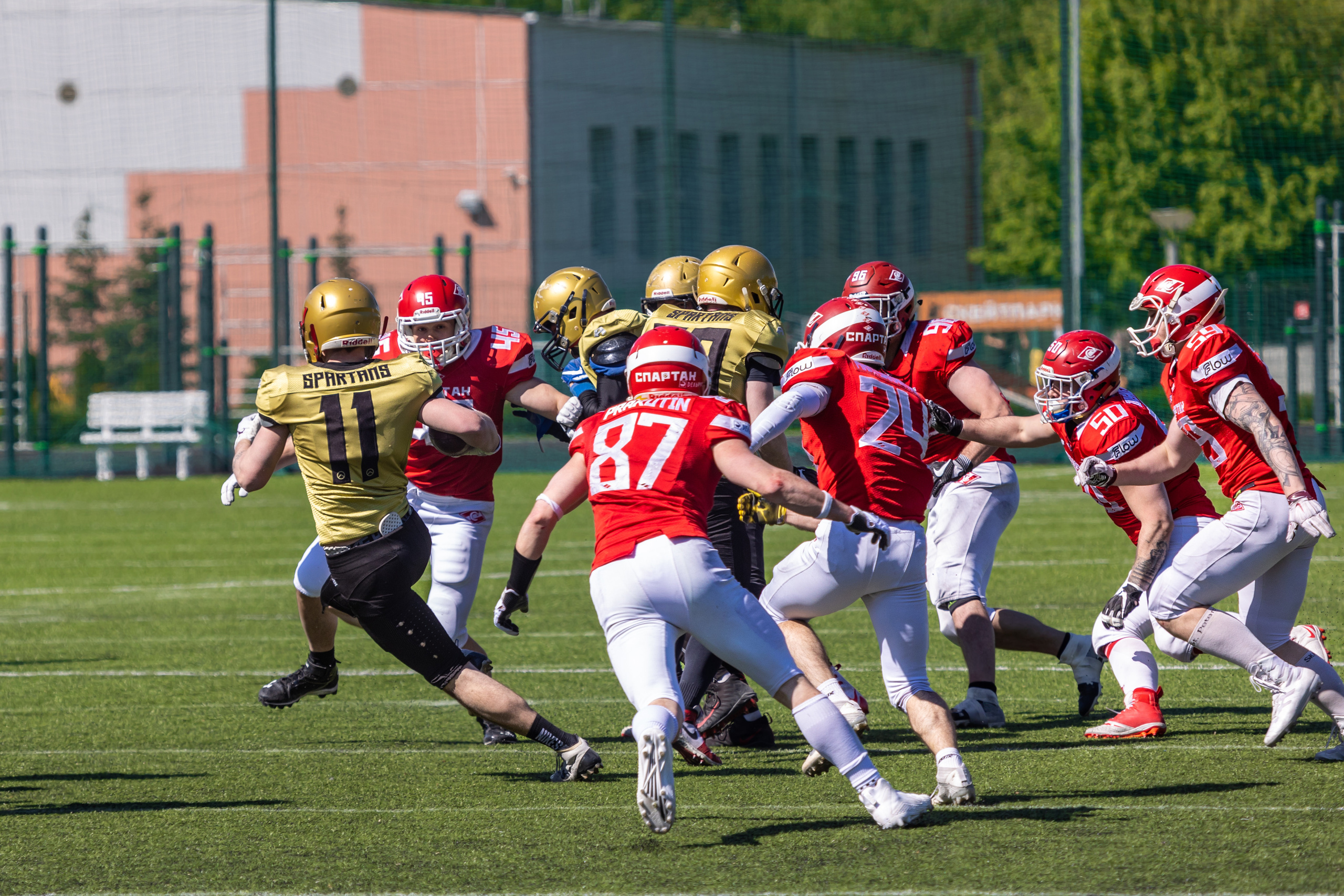 Спортивная фотосъемка американского футбола. Фотография. Юрий Савин
