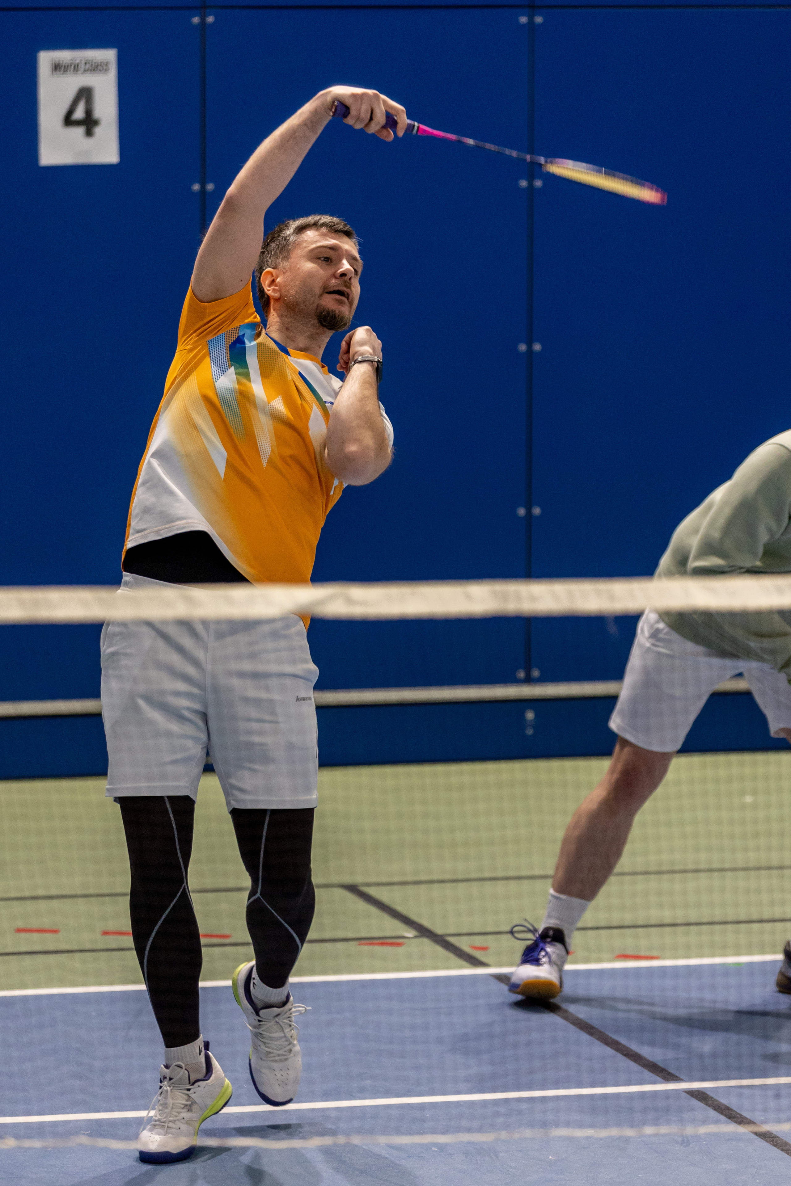 Фотосъемка Бадминтон, соревнование в World Class Москва. Фотография. Юрий Савин