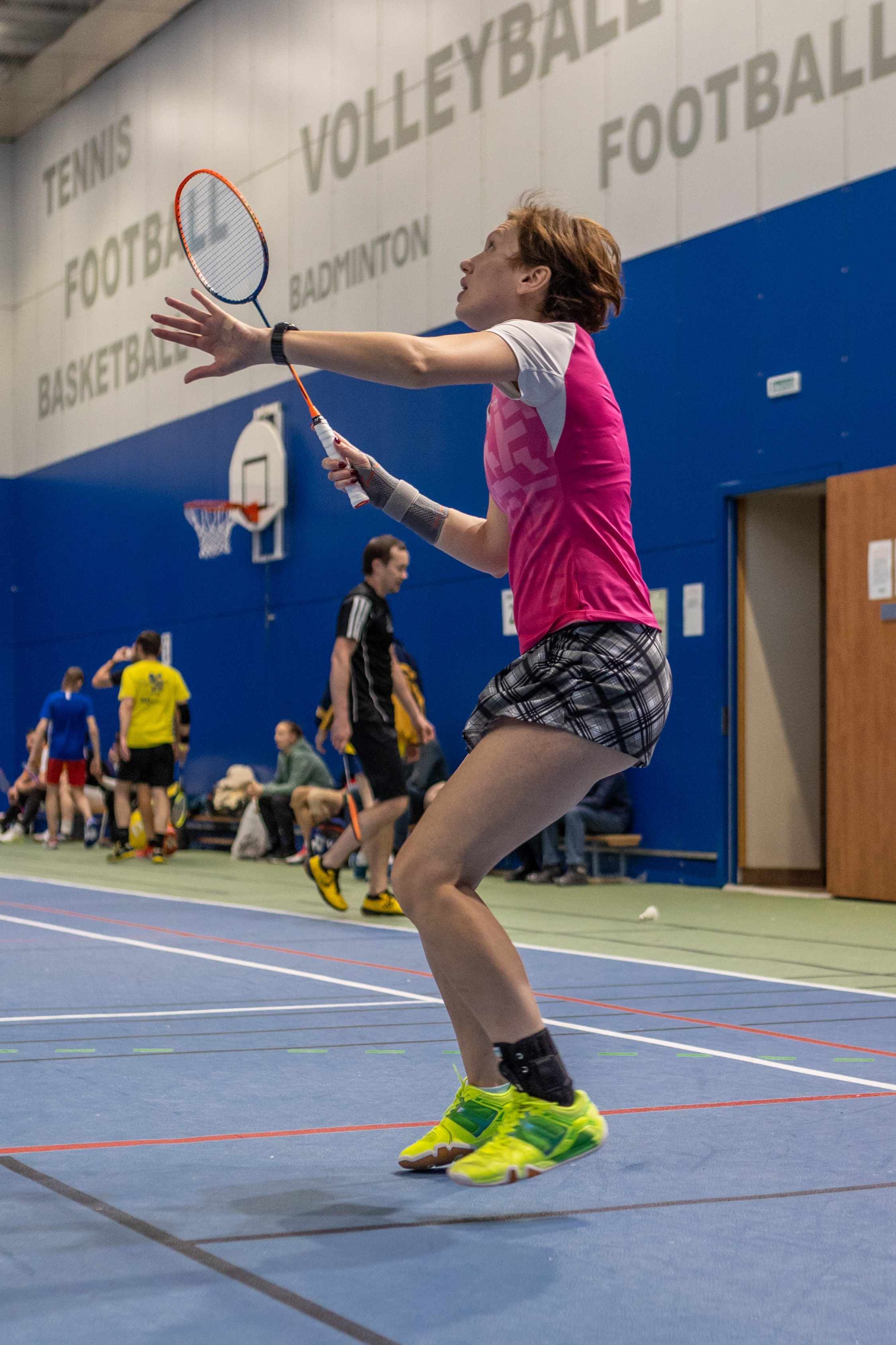 Фотосъемка Бадминтон, соревнование в World Class Москва. Фотография. Юрий Савин