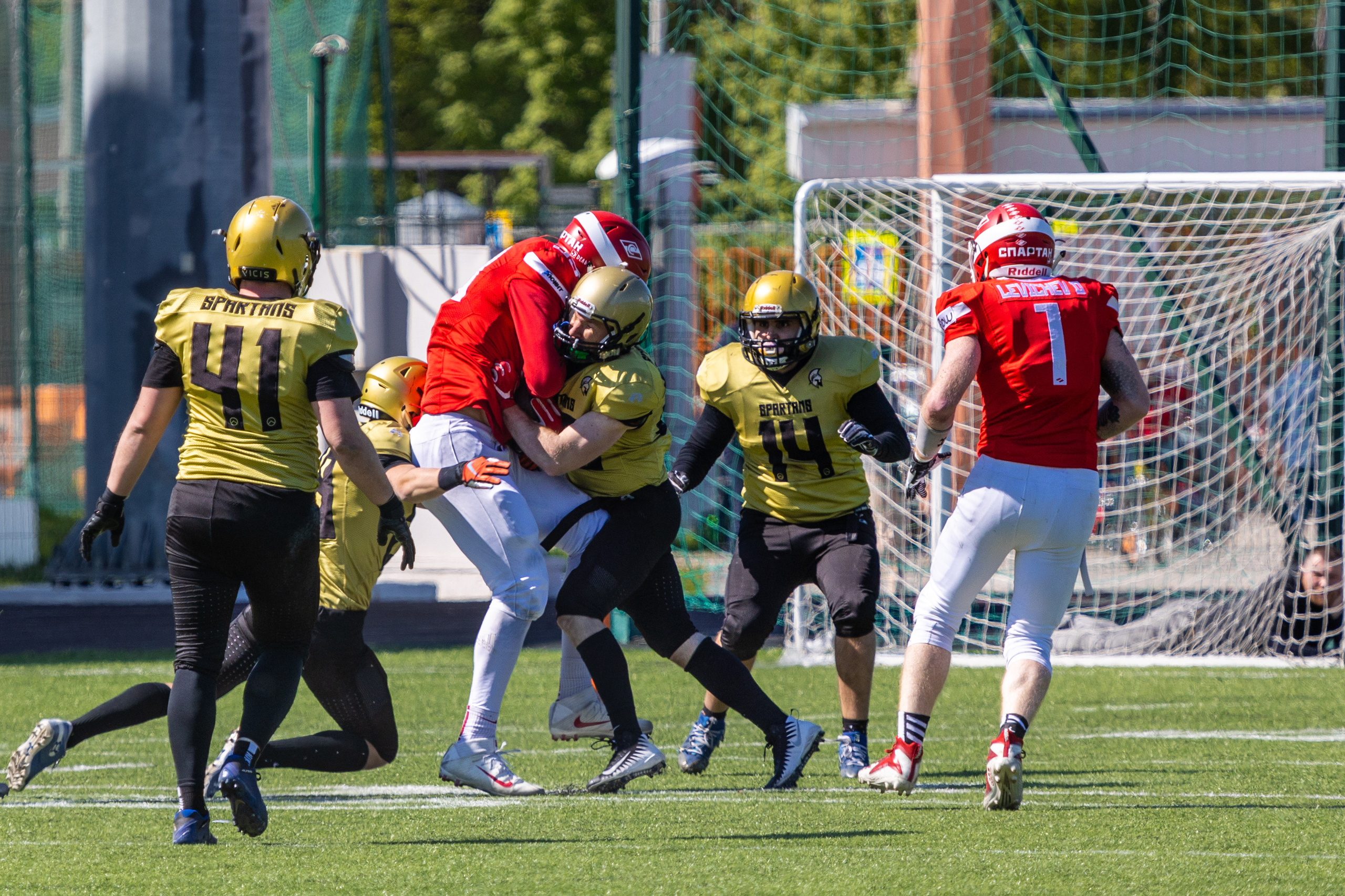 Спортивная фотосъемка американского футбола. Фотография. Юрий Савин