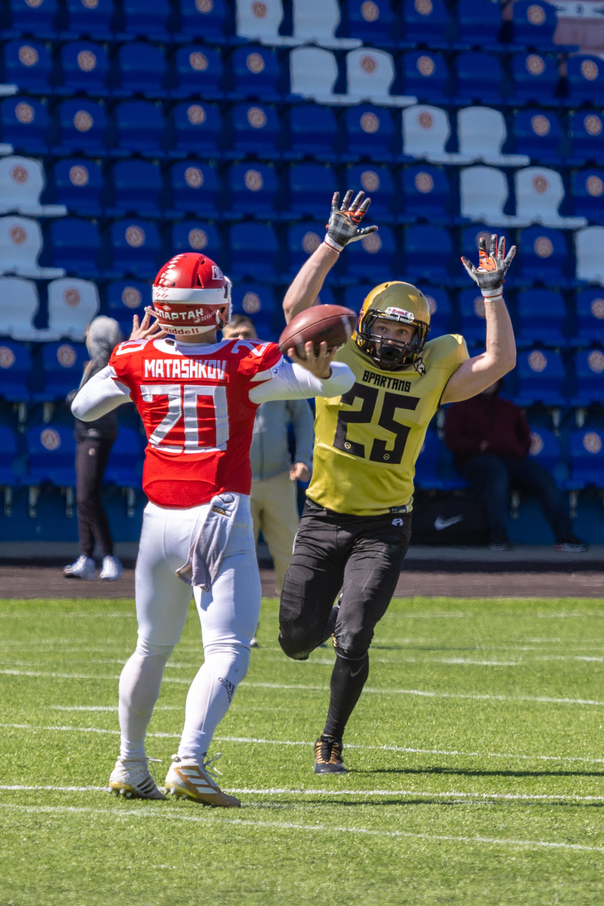 Спортивная фотосъемка американского футбола. Фотография. Юрий Савин