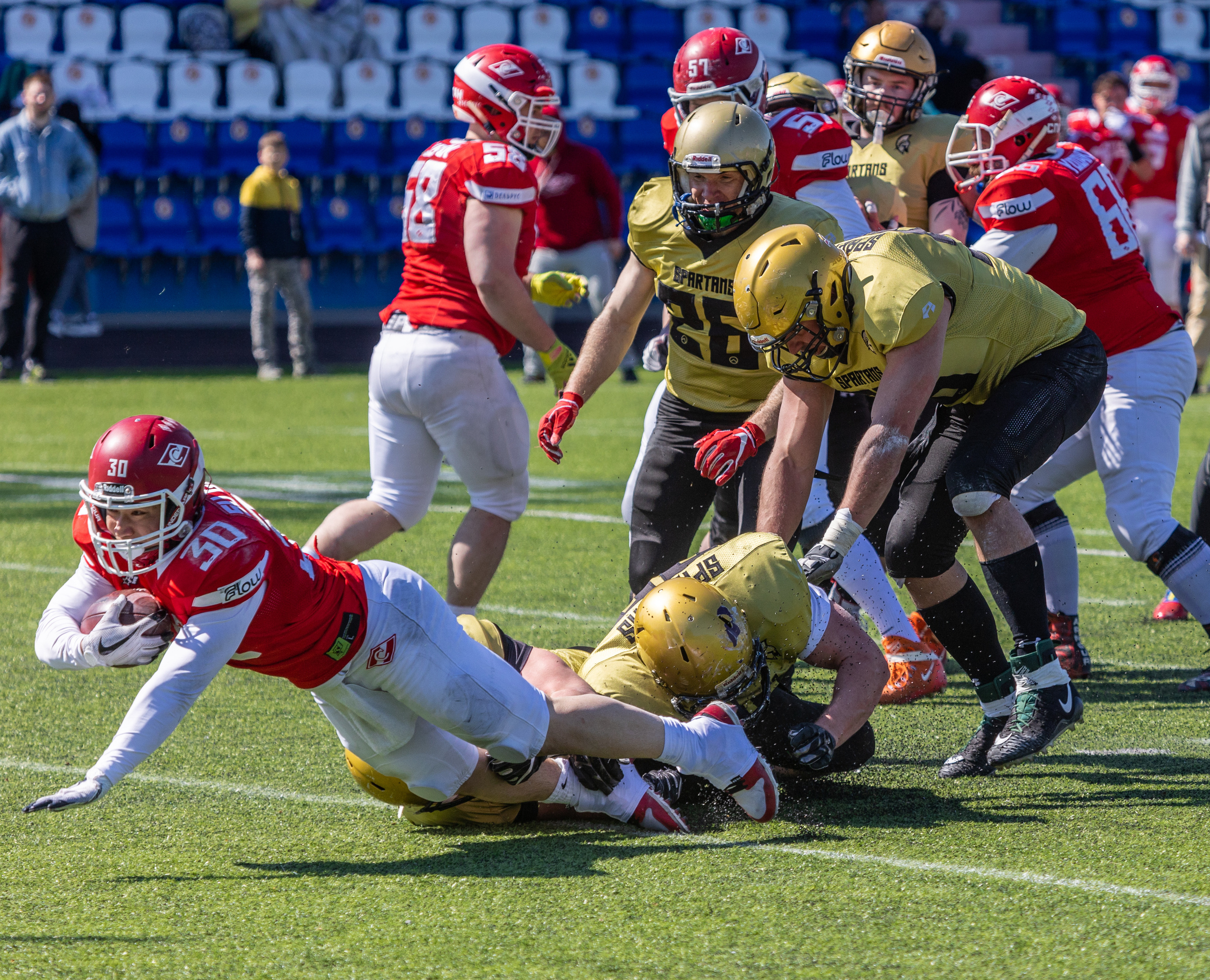 Спортивная фотосъемка американского футбола. Фотография. Юрий Савин
