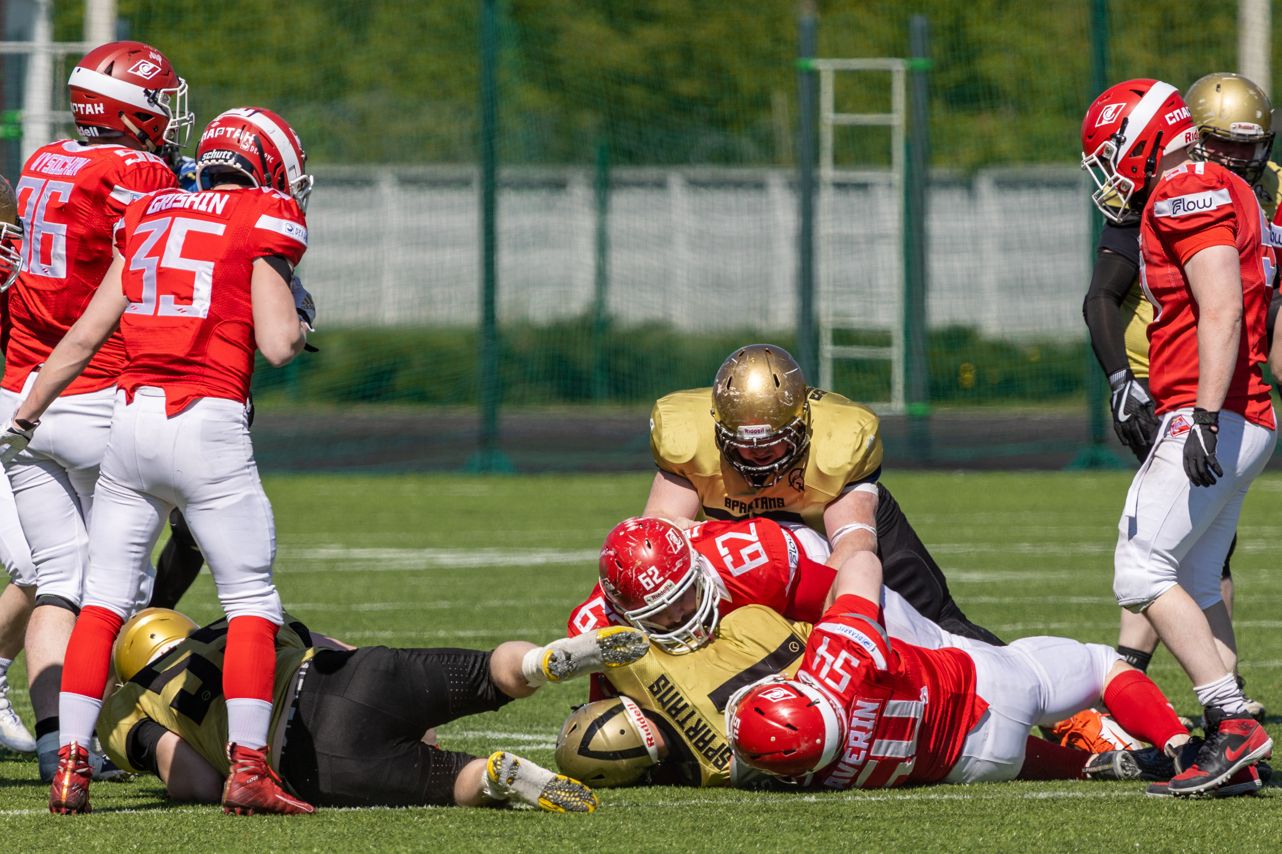 Спортивная фотосъемка американского футбола. Фотография. Юрий Савин