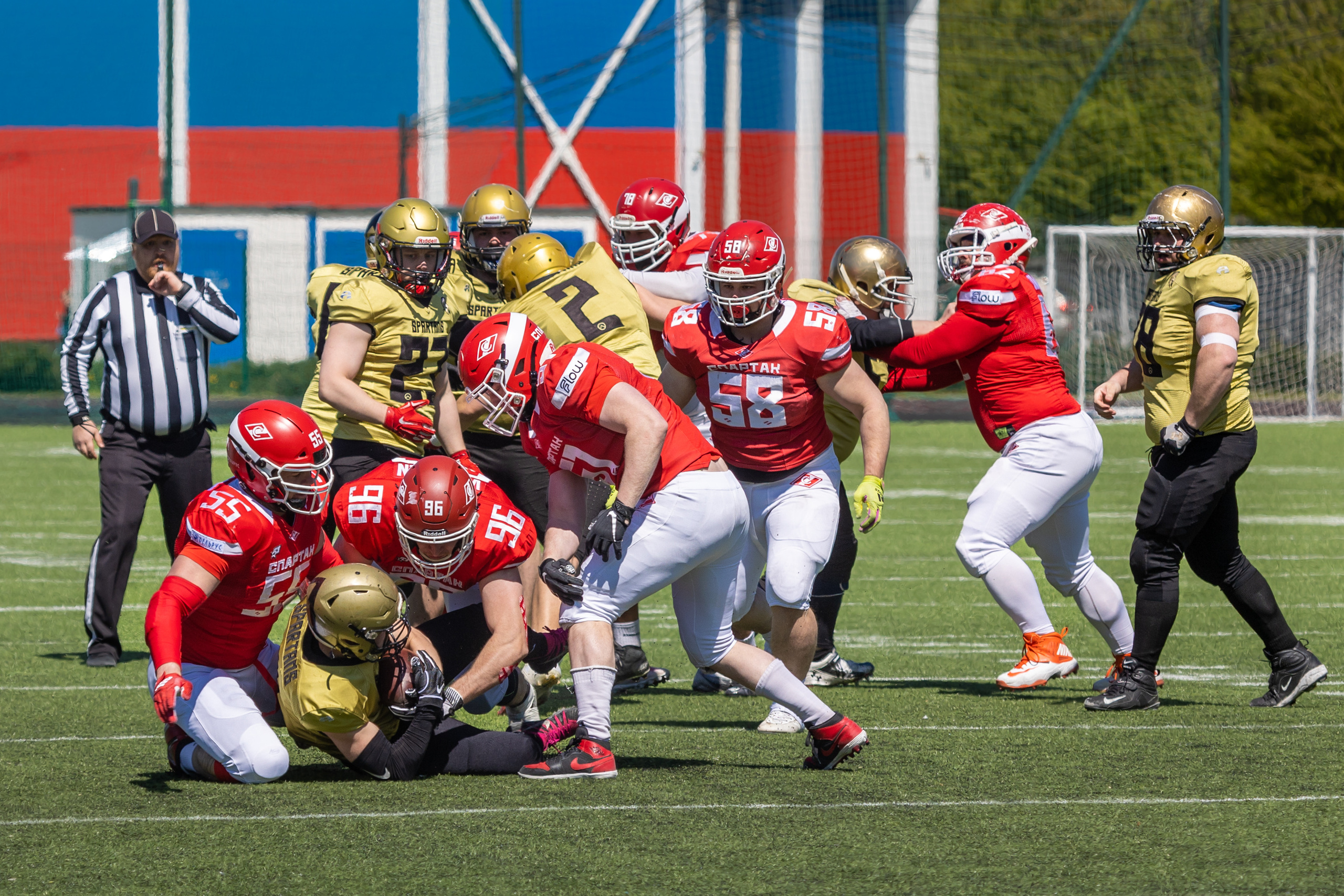 Спортивная фотосъемка американского футбола. Фотография. Юрий Савин