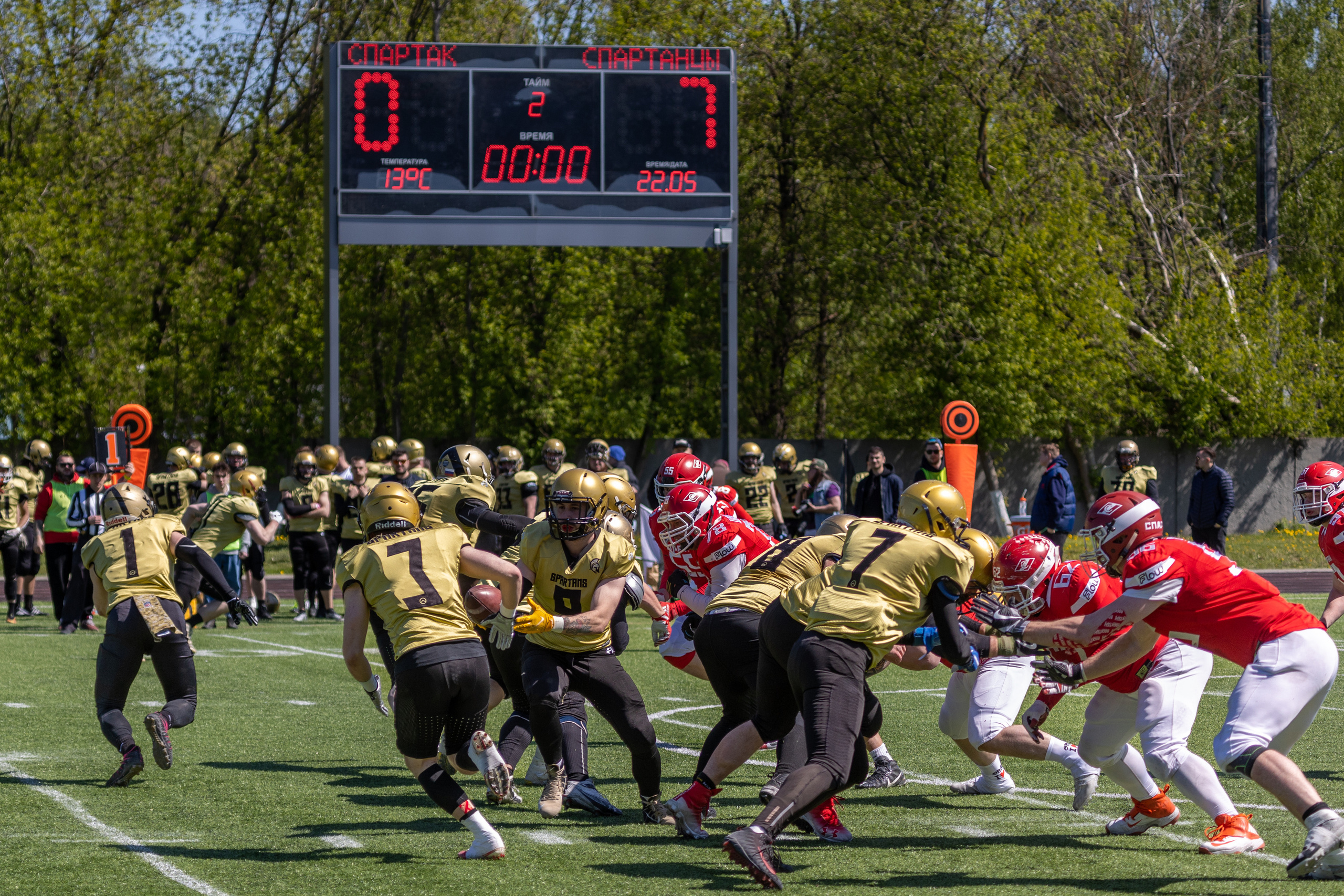 Спортивная фотосъемка американского футбола. Фотография. Юрий Савин