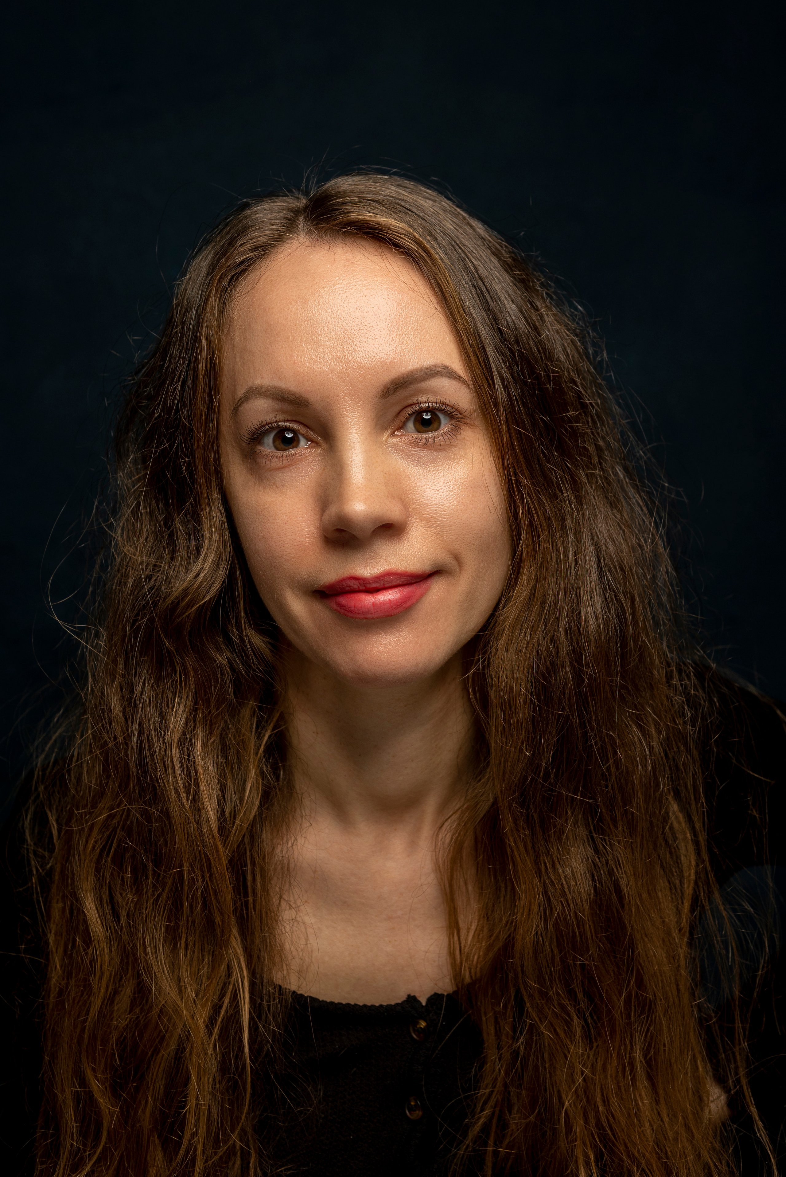 Фотосессия в студии, съемка женского портрета, Аня. Фотография. Юрий Савин