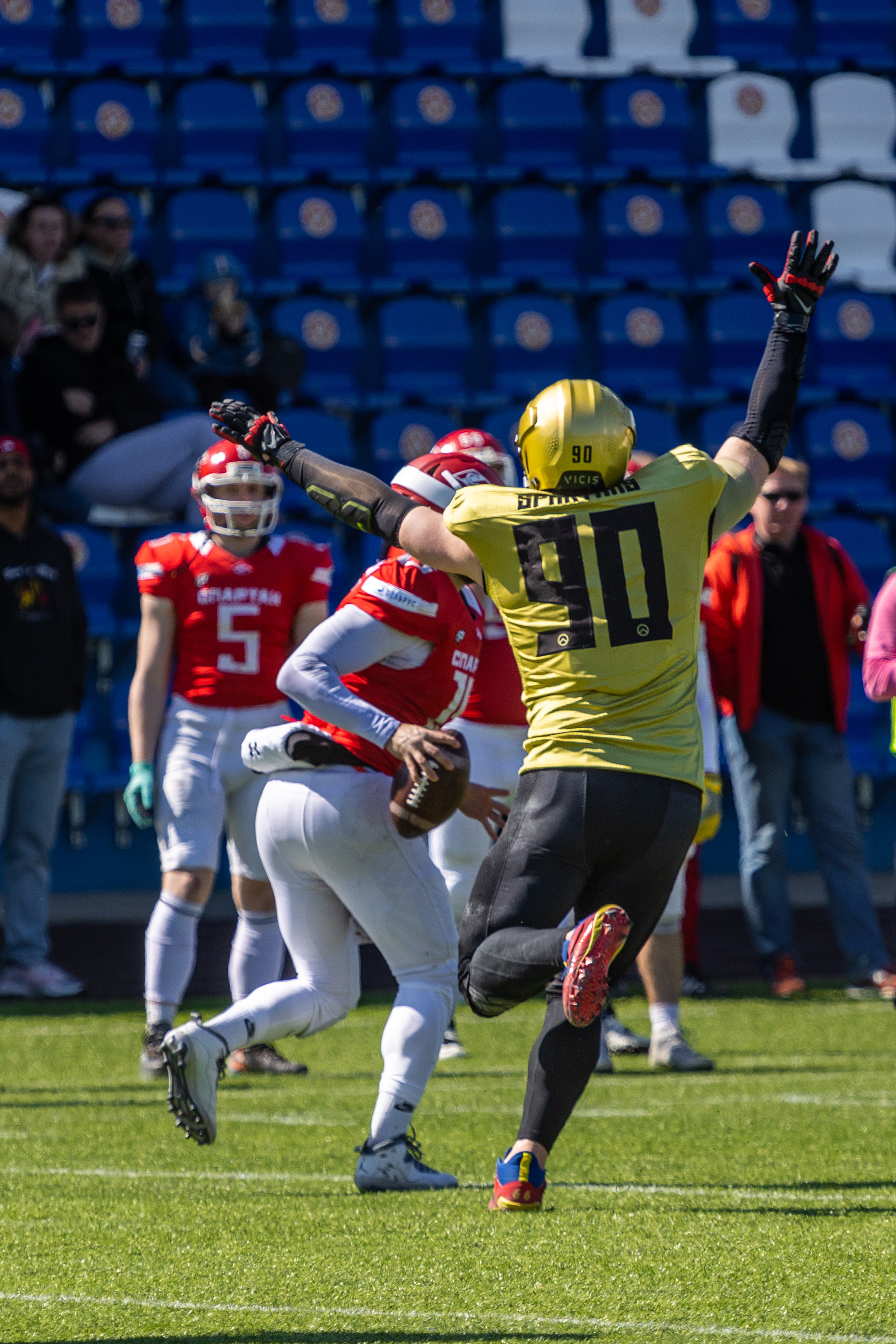 Спортивная фотосъемка американского футбола. Фотография. Юрий Савин