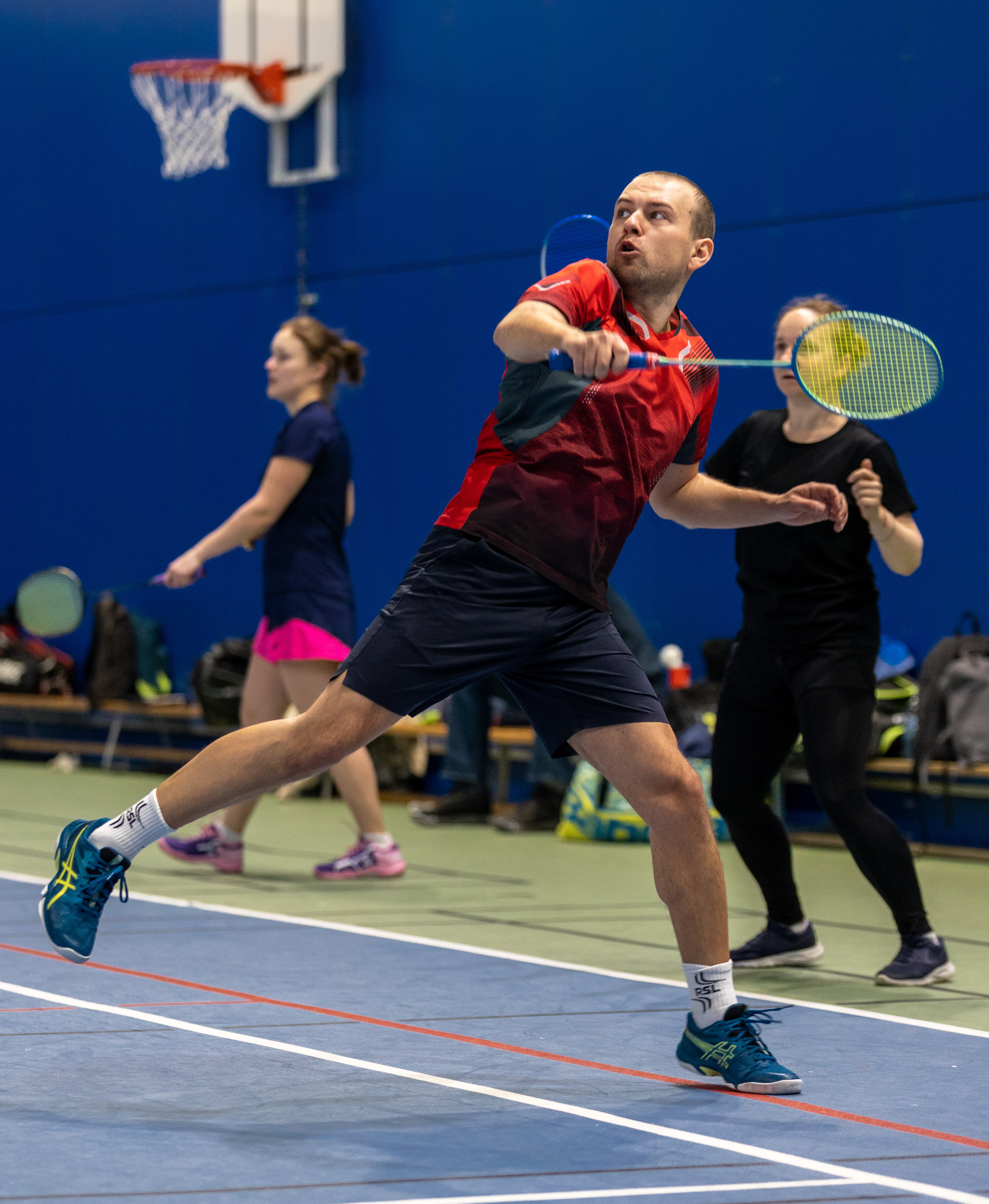 Фотосъемка Бадминтон, соревнование в World Class Москва. Фотография. Юрий Савин