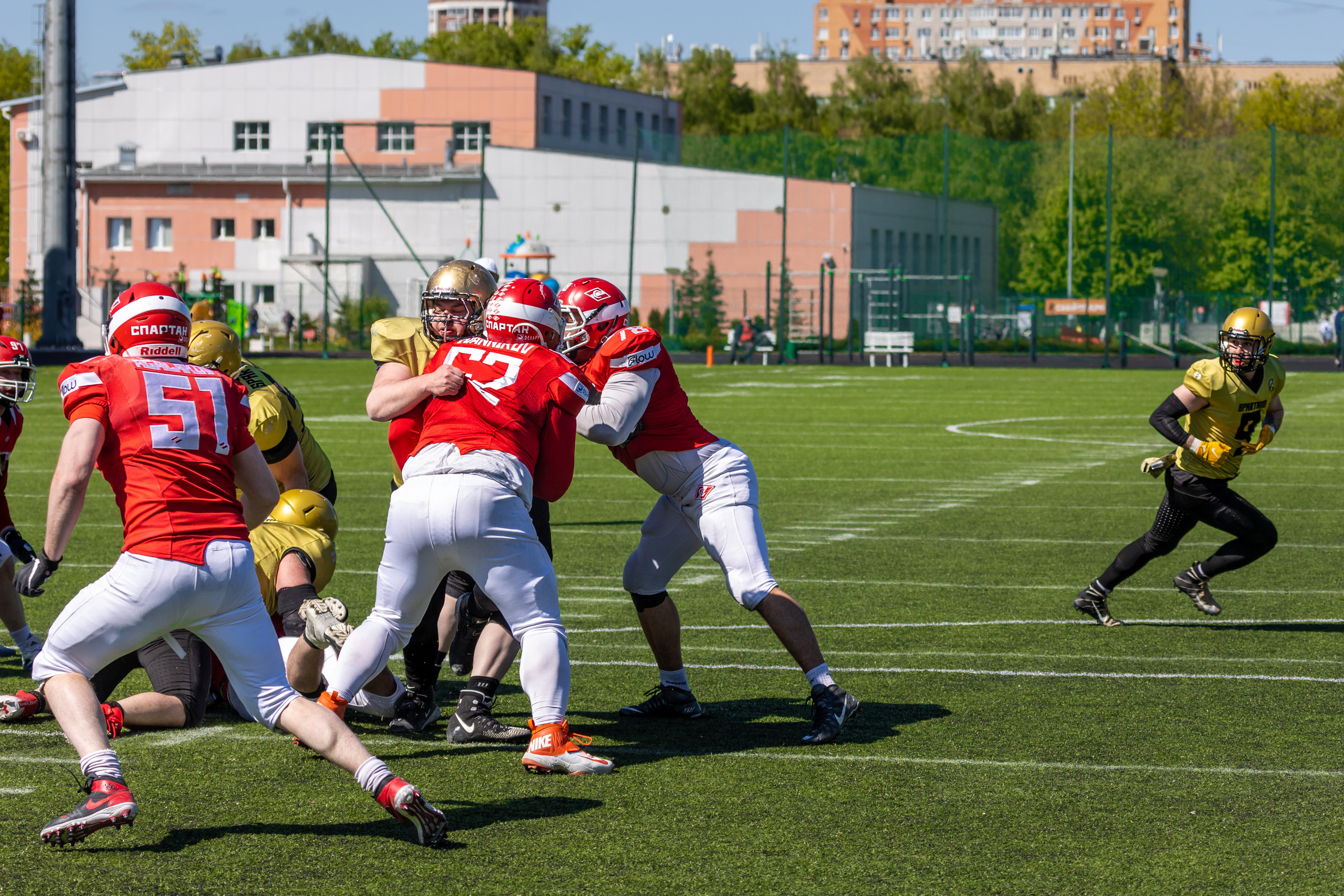 Спортивная фотосъемка американского футбола. Фотография. Юрий Савин