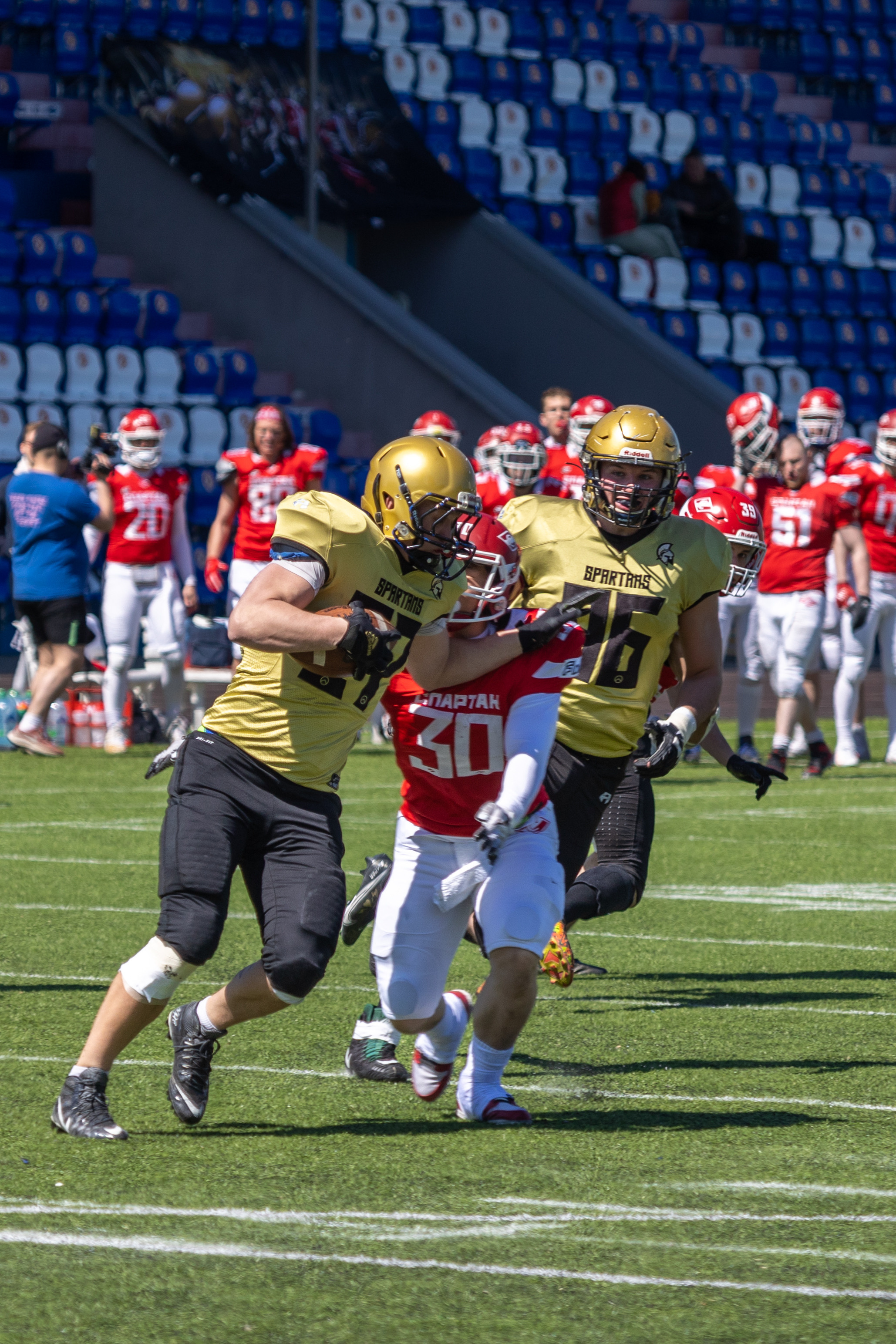 Спортивная фотосъемка американского футбола. Фотография. Юрий Савин