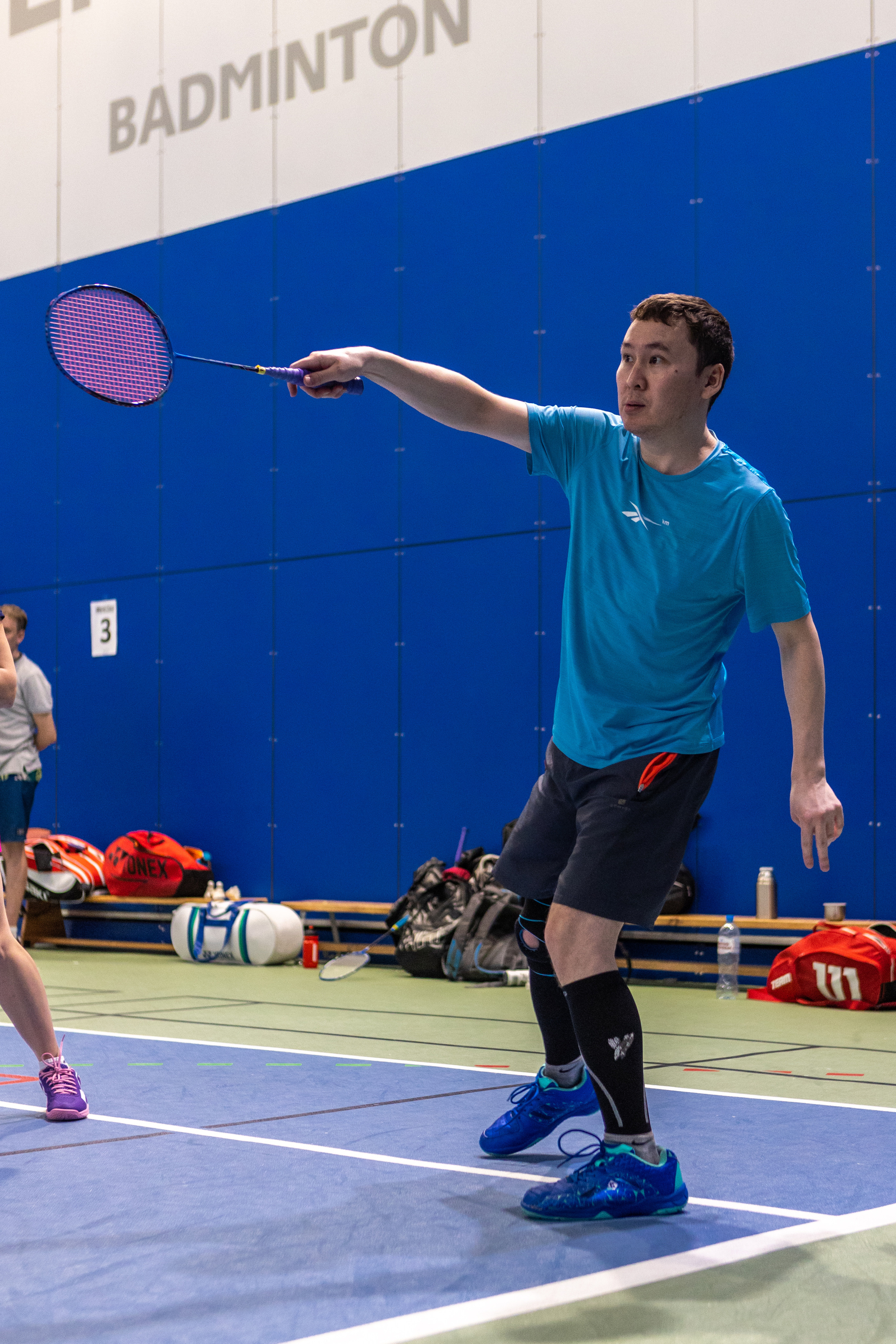 Фотосъемка Бадминтон, соревнование в World Class Москва. Фотография. Юрий Савин