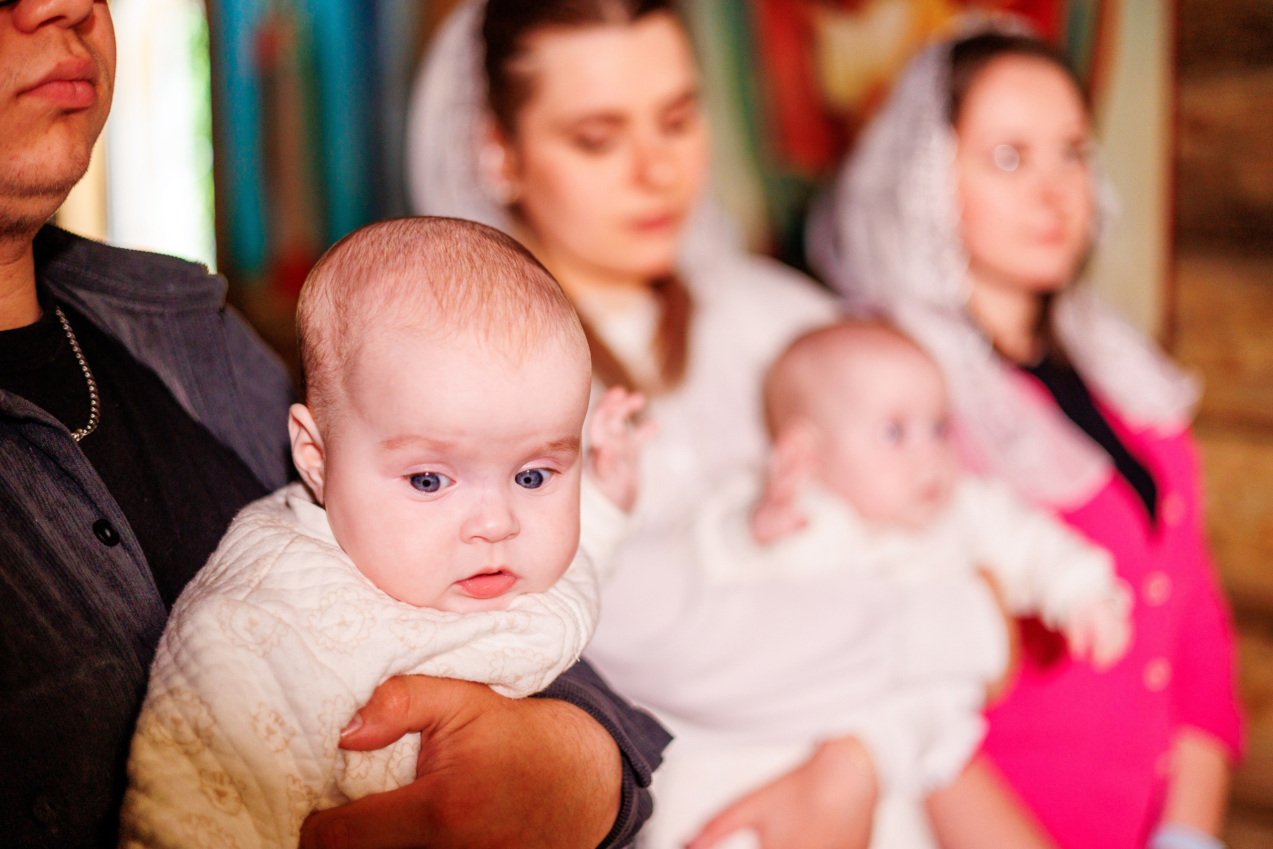 Крещение близняшек. Свадебный и семейный фотограф в Армавире