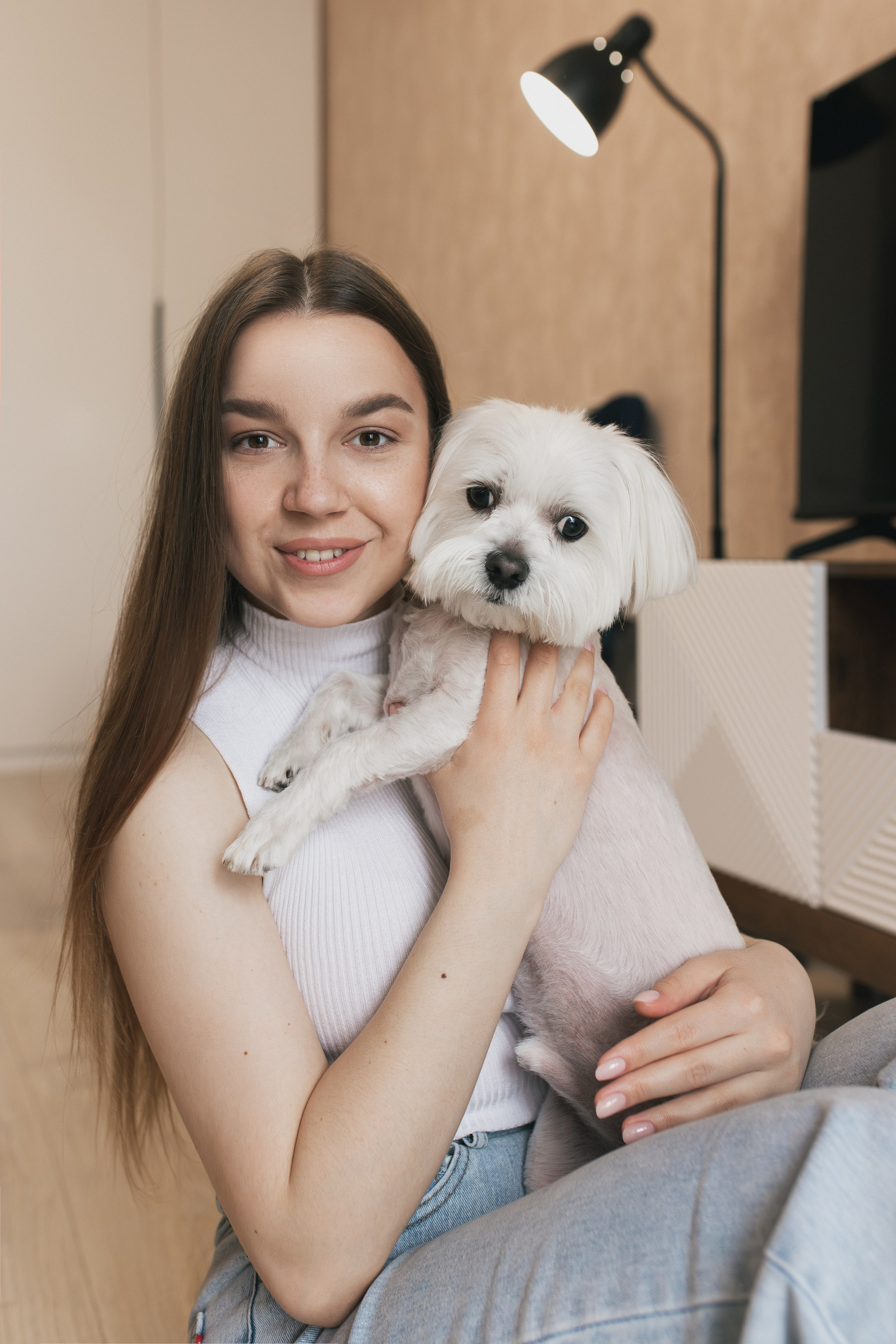 Лера и Тоффи: домашняя история. Портретный и репортажный фотограф в Воронеже: Анастасия Пузикова