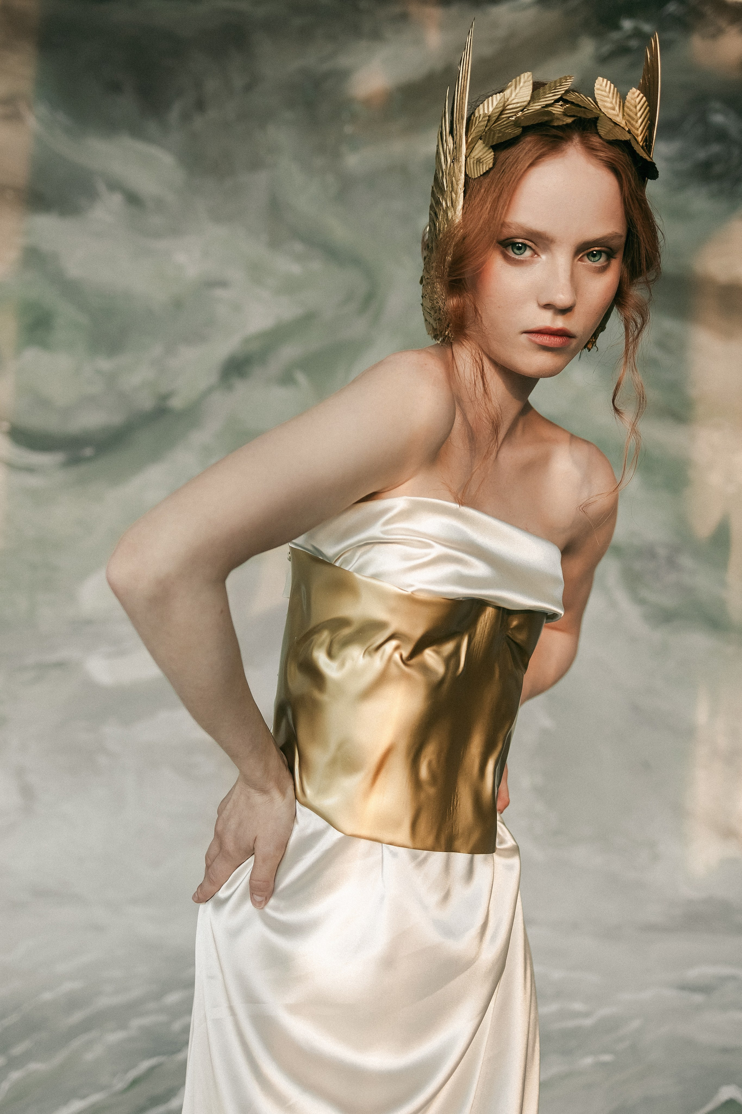 Фотосессия в греческой стилистике с Полиной (муза Сапфо). Портретный фотограф в Москве Алина Климова