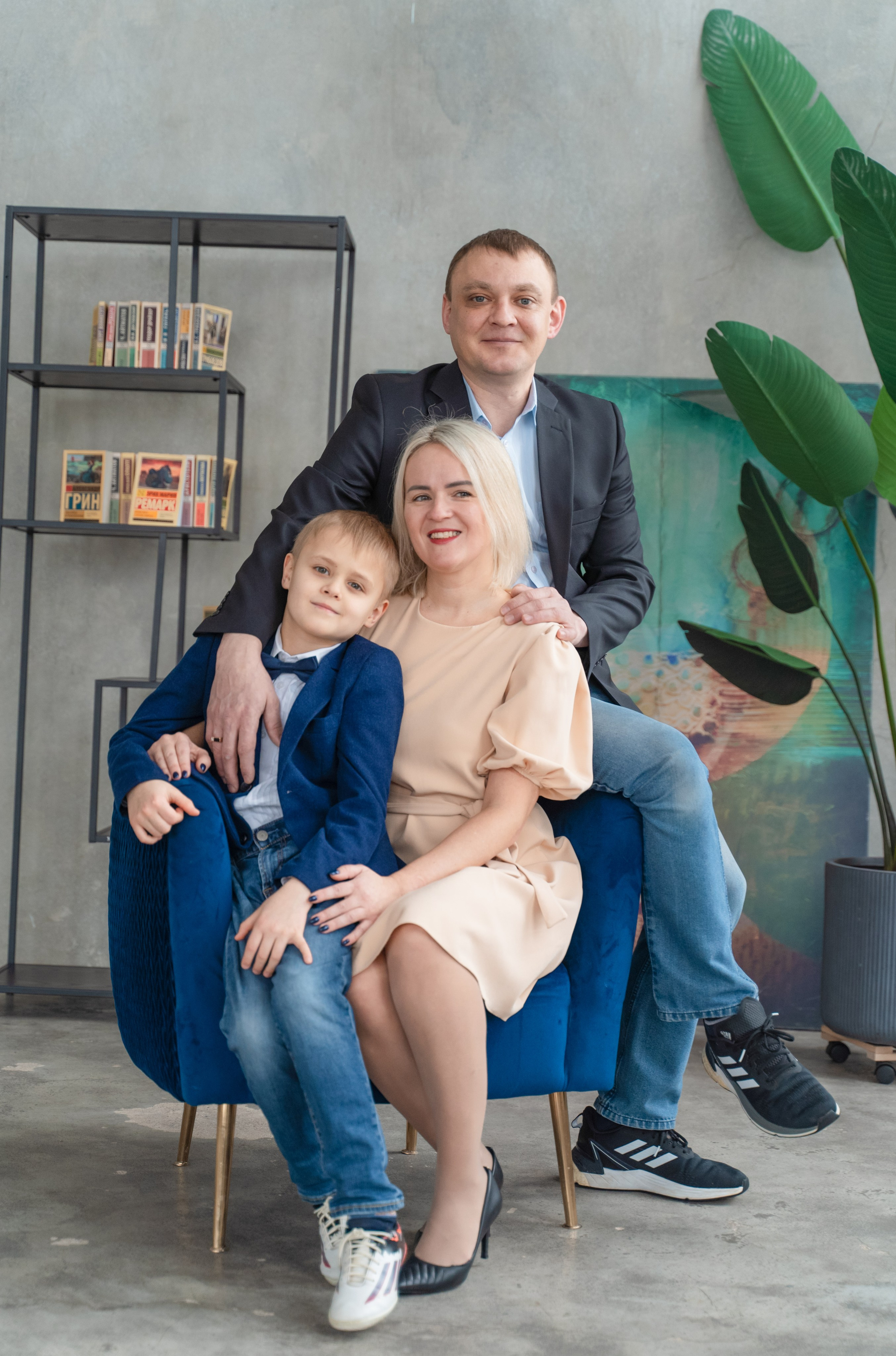 Семейная. Студийная фотосессия. Фотограф в Москве Ленарская Дарья