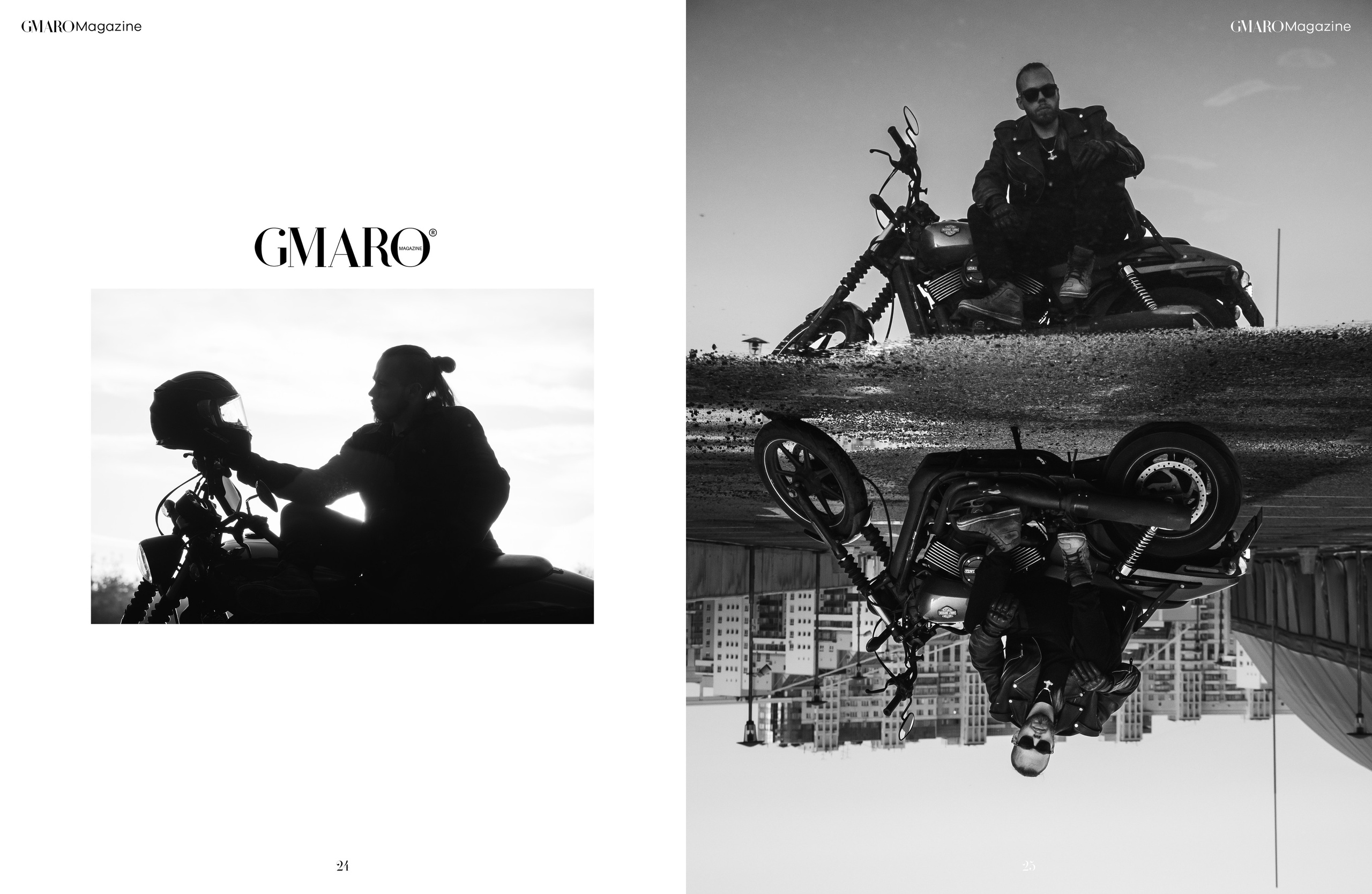 GMARO. Ivan and Harley Davidson. Наталия Фролова. Фотограф. Москва